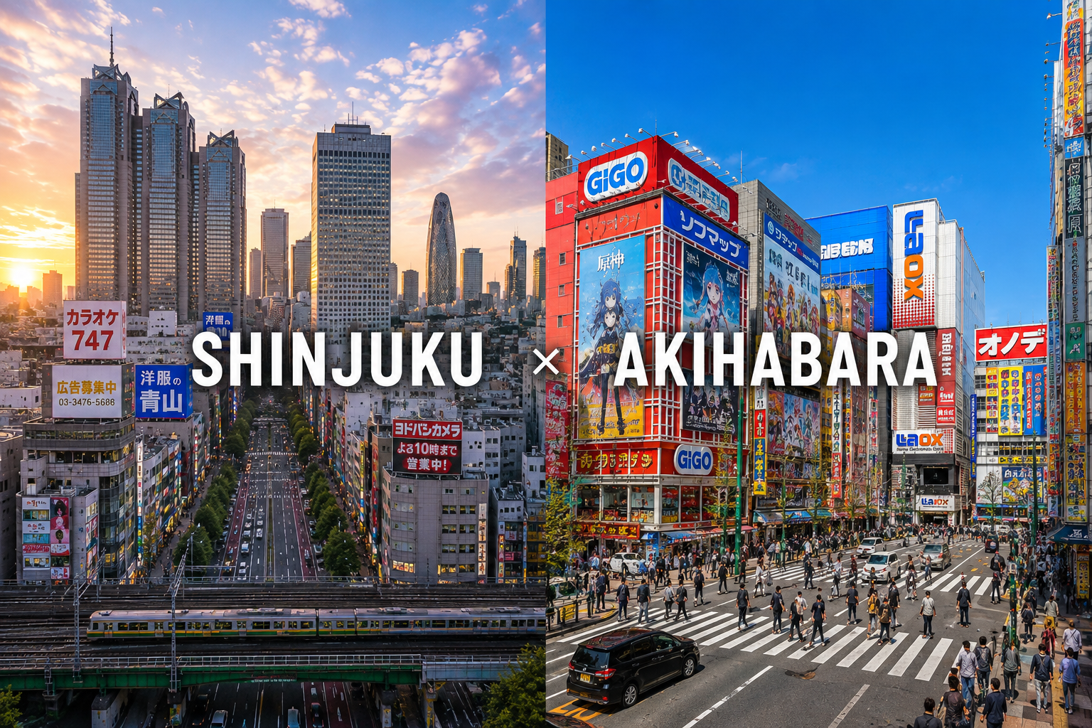 Shinjuku & Akihabara Walking Tour with Lunch