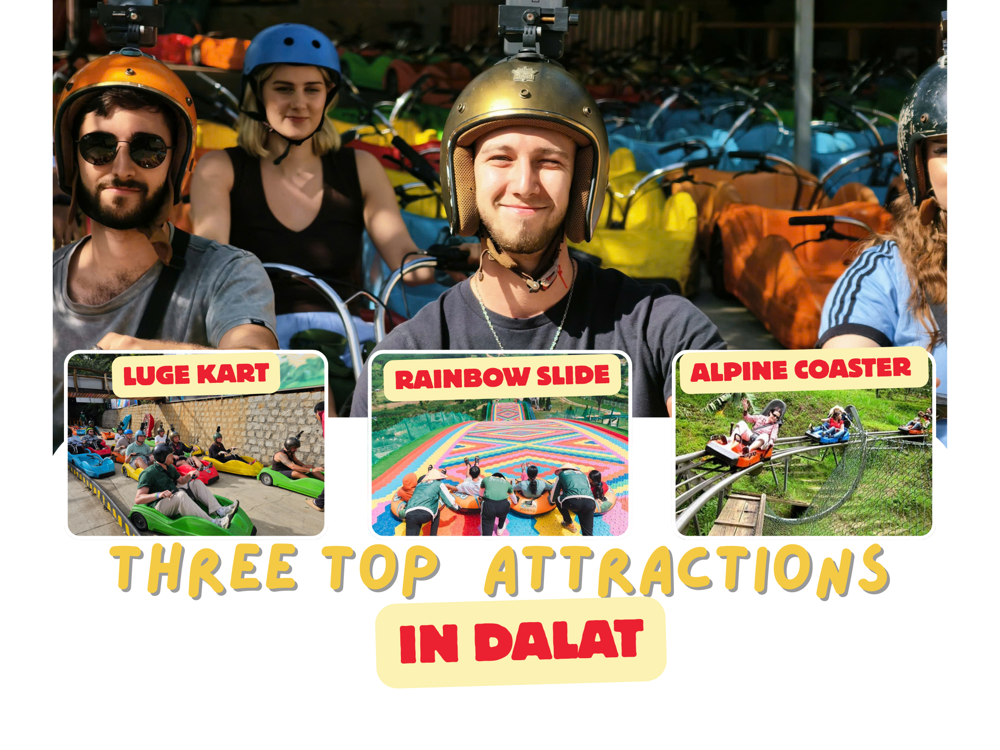 Dalat Adventure Tour: Luge, Mongoland & Alpine Coaster