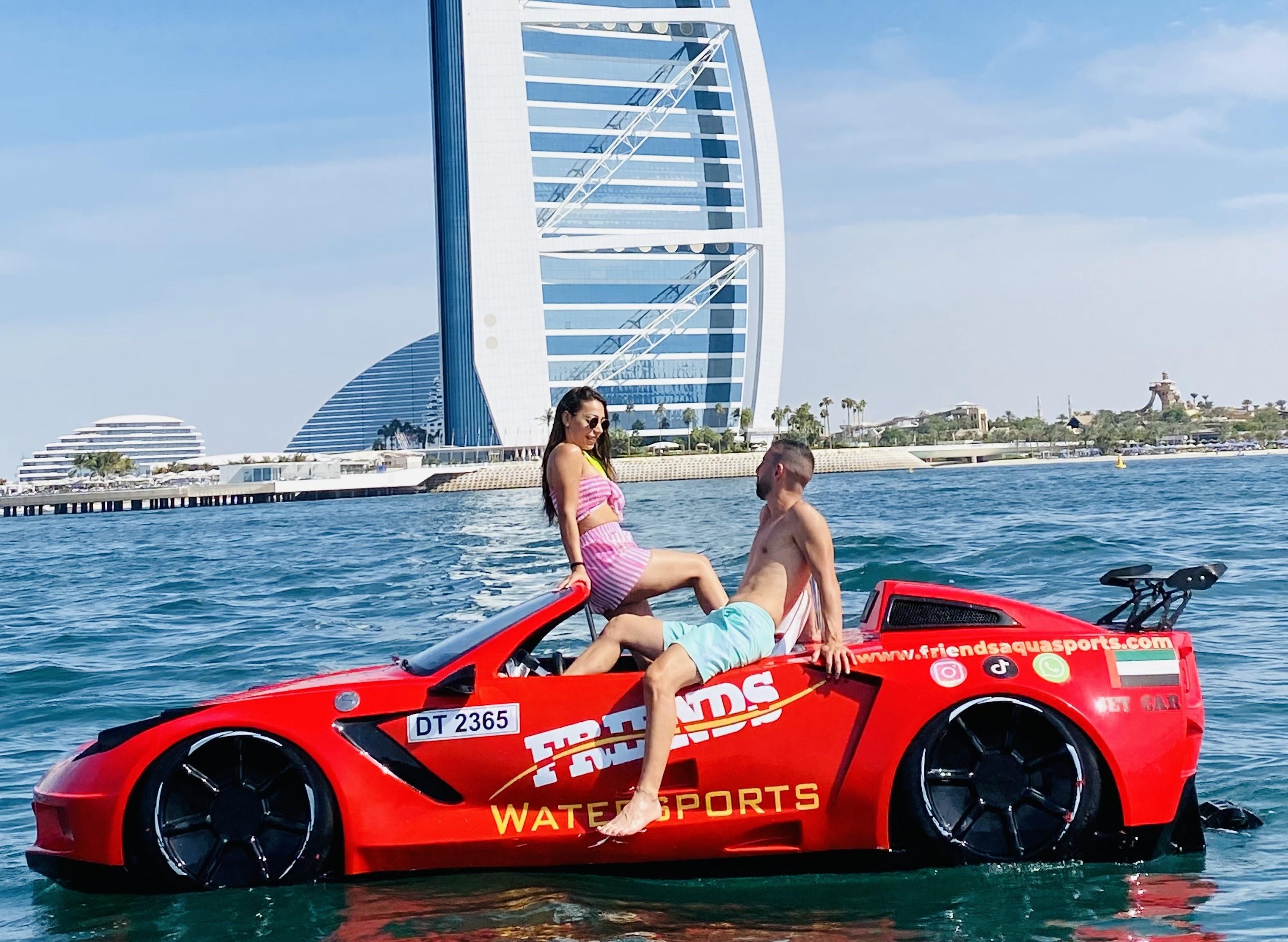 Dubai Water Jet Car Adventure to Burj Al Arab