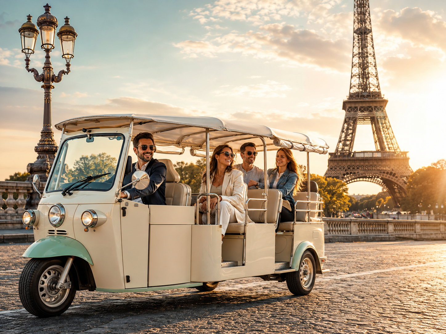 Private Tuk Tuk Tour of Paris Top Landmarks