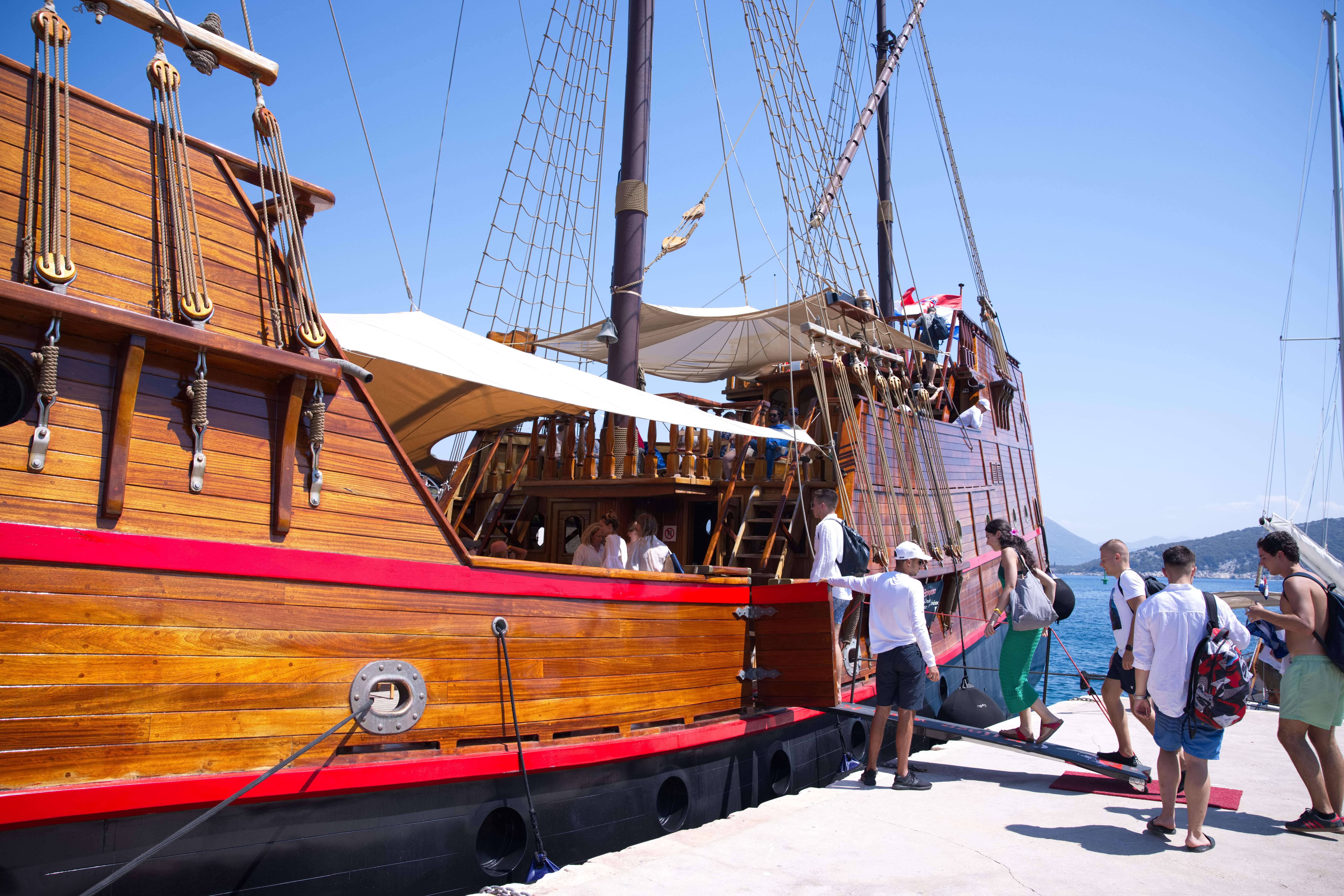 Elaphiti Islands Full-Day Pirate Ship Cruise from Dubrovnik