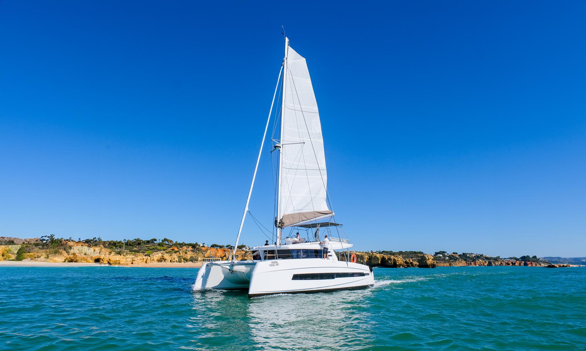 Private Algarve Catamaran Charter from Vilamoura
