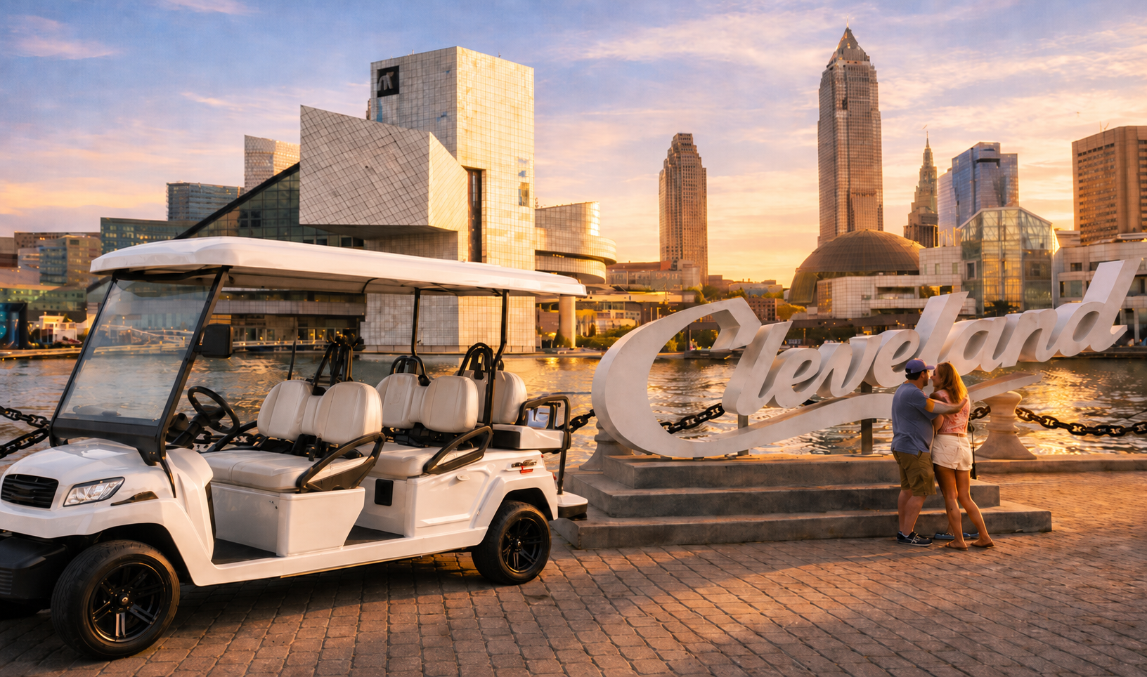 All Things CLE: Golf Cart Sightseeing Tour of Cleveland