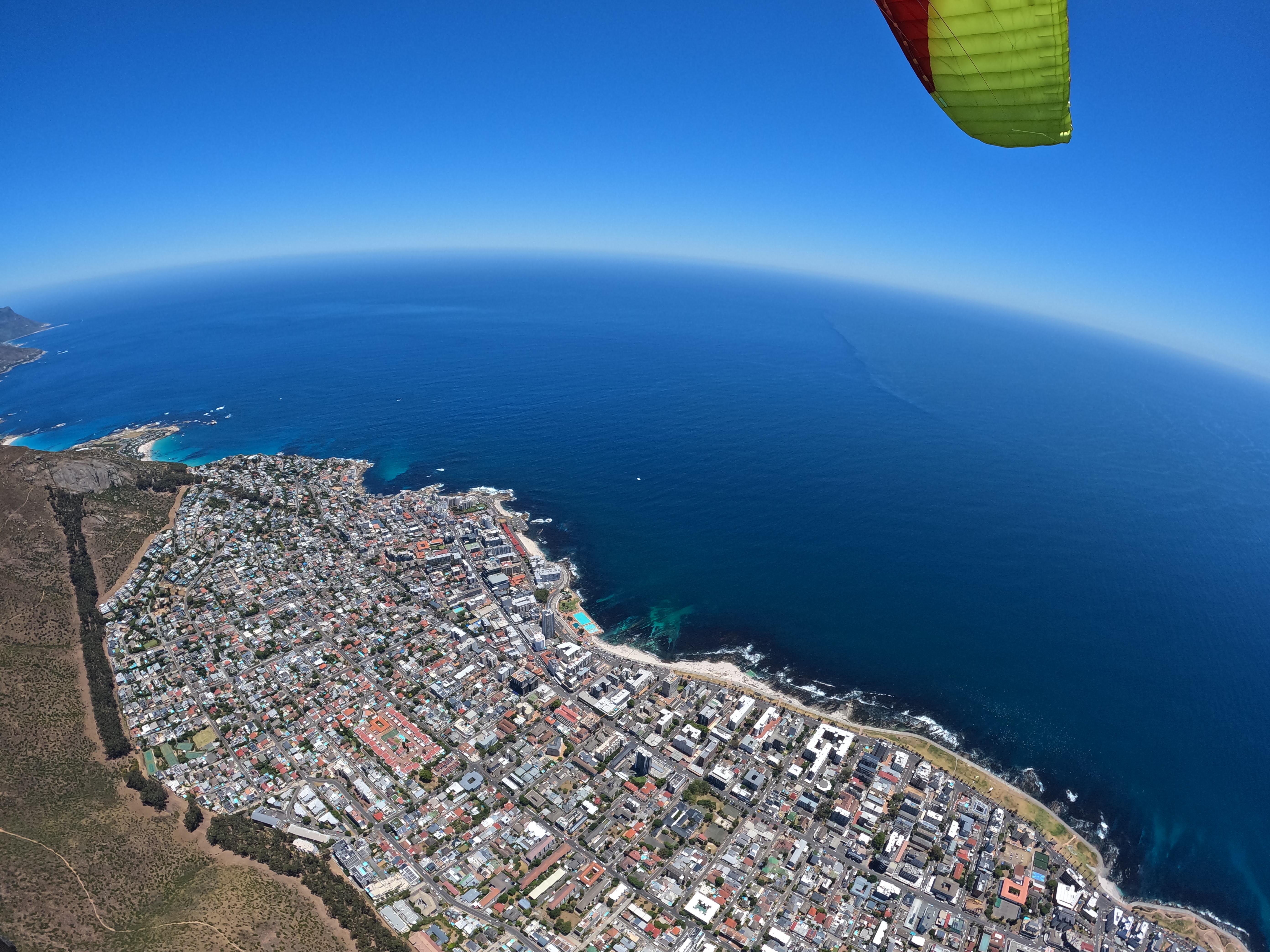 Cape Town Tandem Paragliding with Table Mountain Views