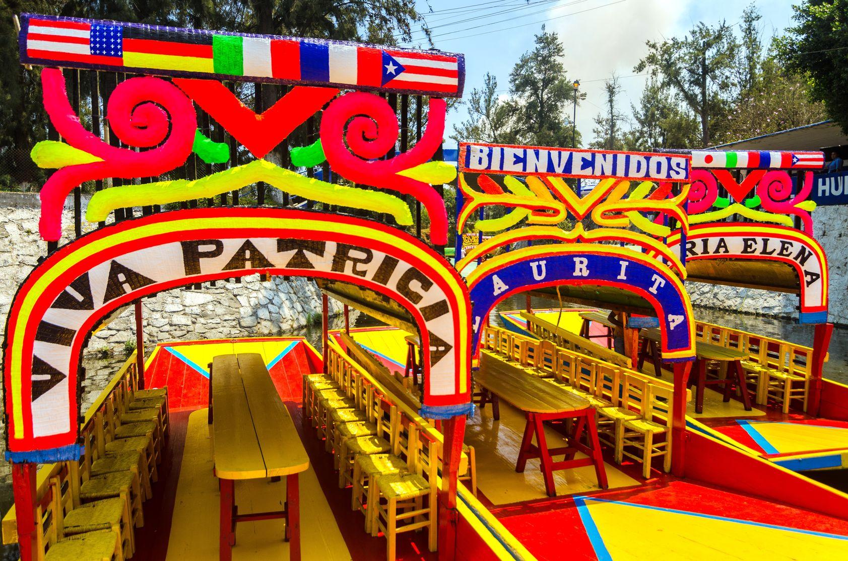 Xochimilco Trajinera Canal Party with Mariachi & Drinks