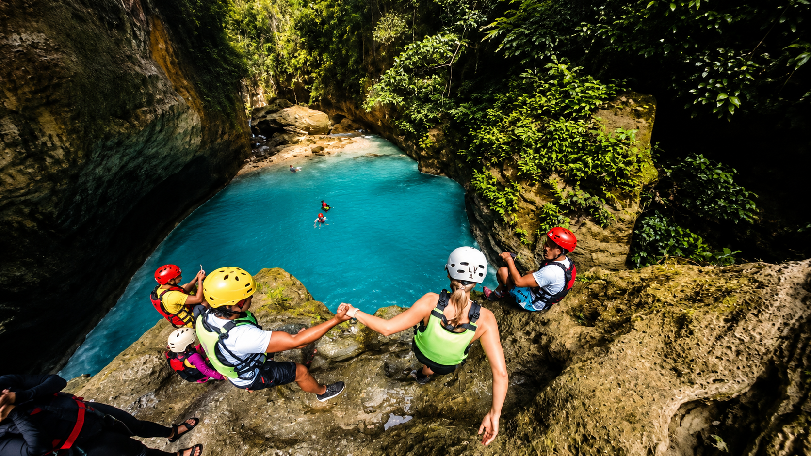 Kawasan Falls Canyoneering, Zipline & Lunch – Full-Day Cebu Adventure