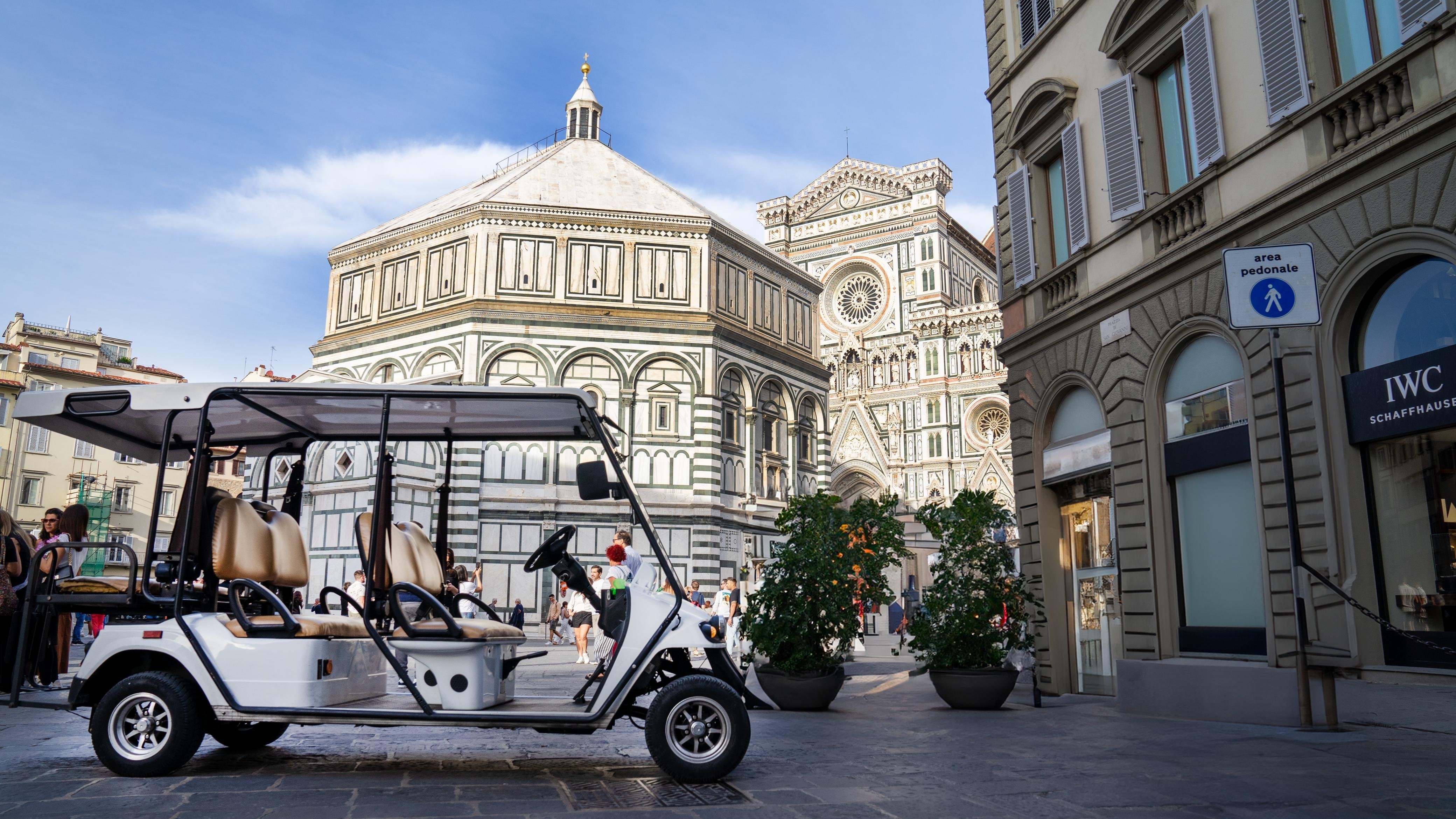 Fiesole Tour by Electric Golf Cart from Florence
