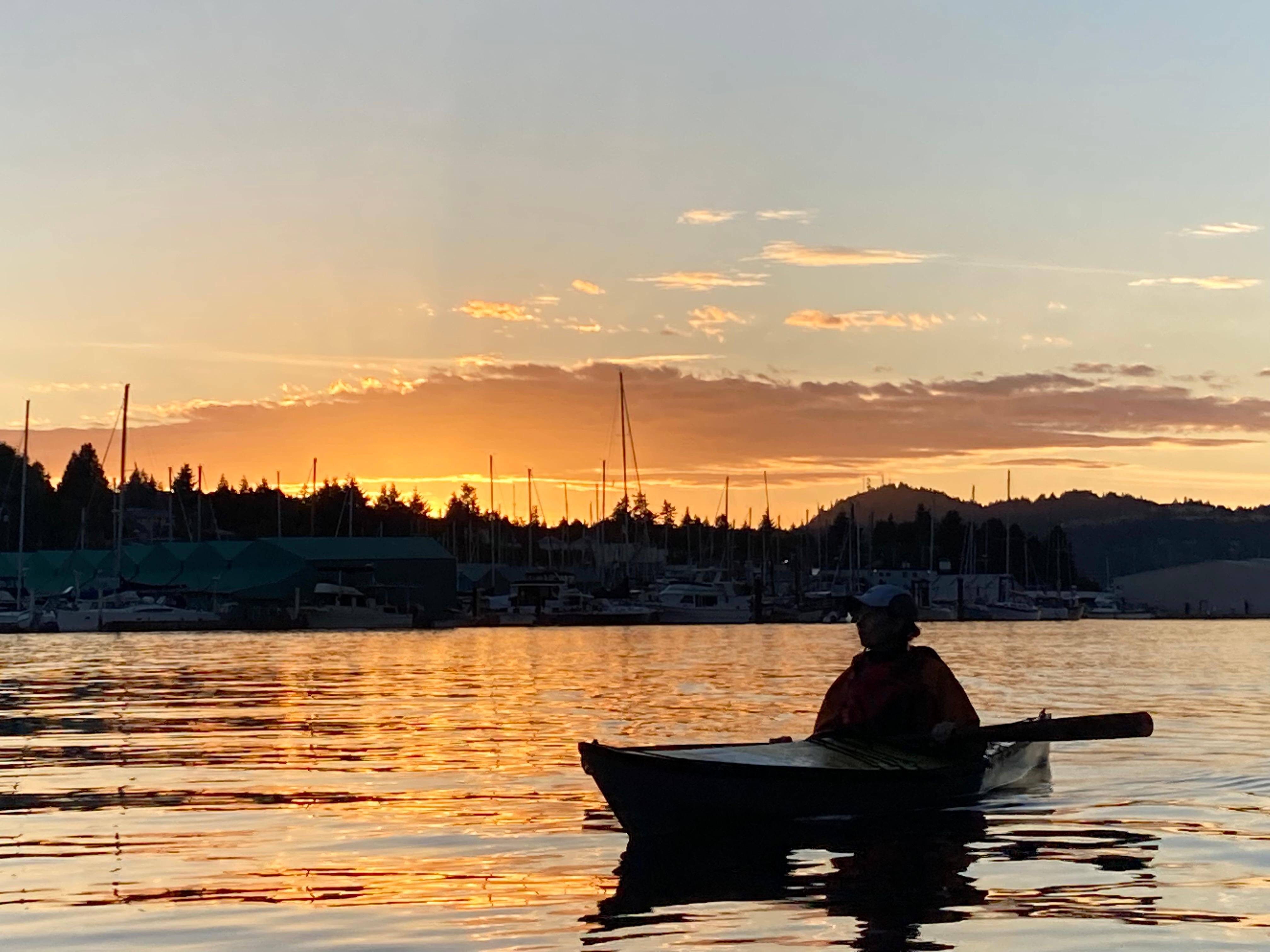 Nanaimo Harbour Sunset Kayaking Experience