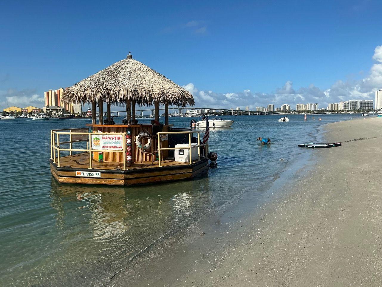Tiki Boat Cruise Around Palm Beach Island