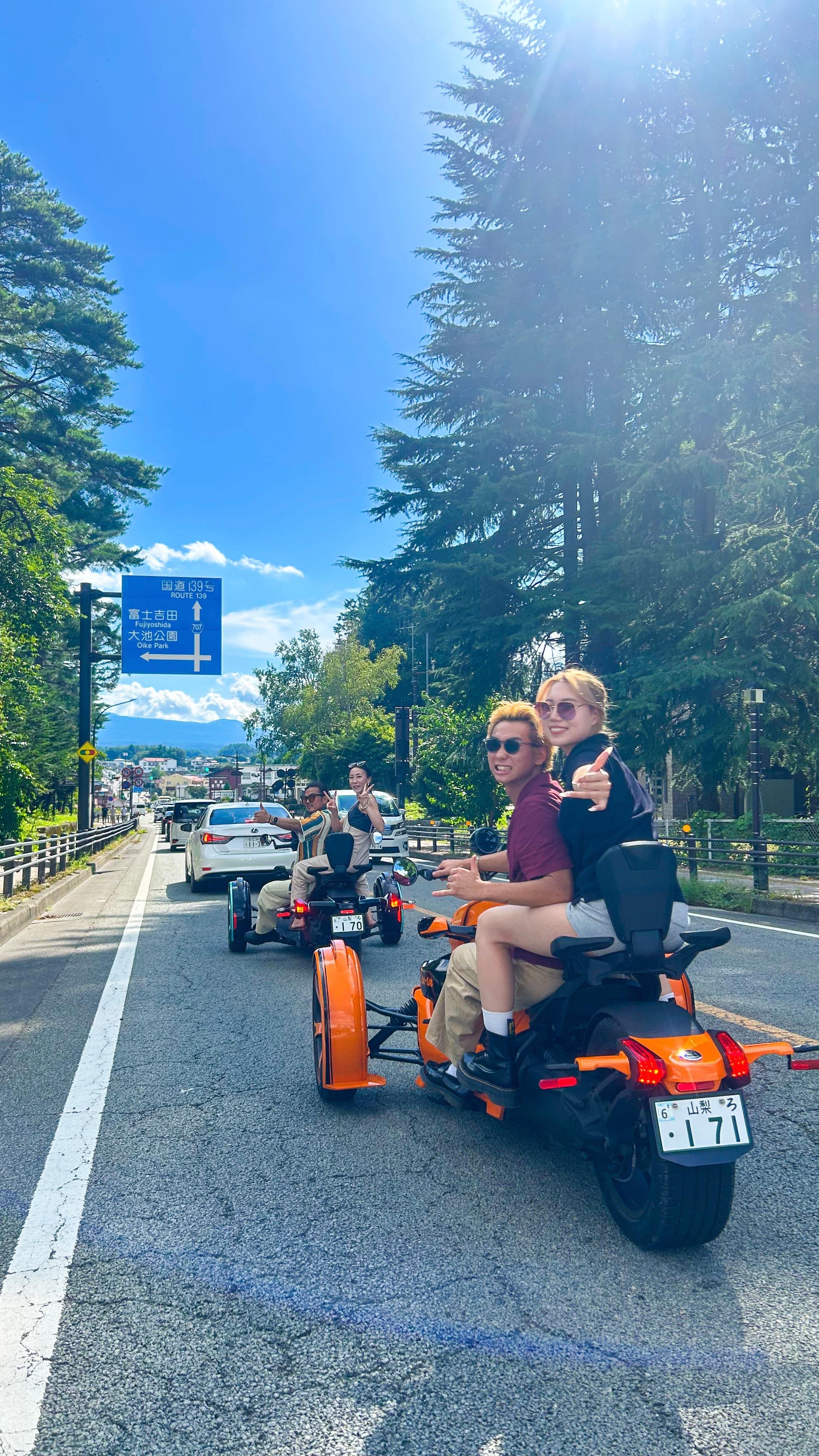 Mt. Fuji Guided Can-Am Trike Experience