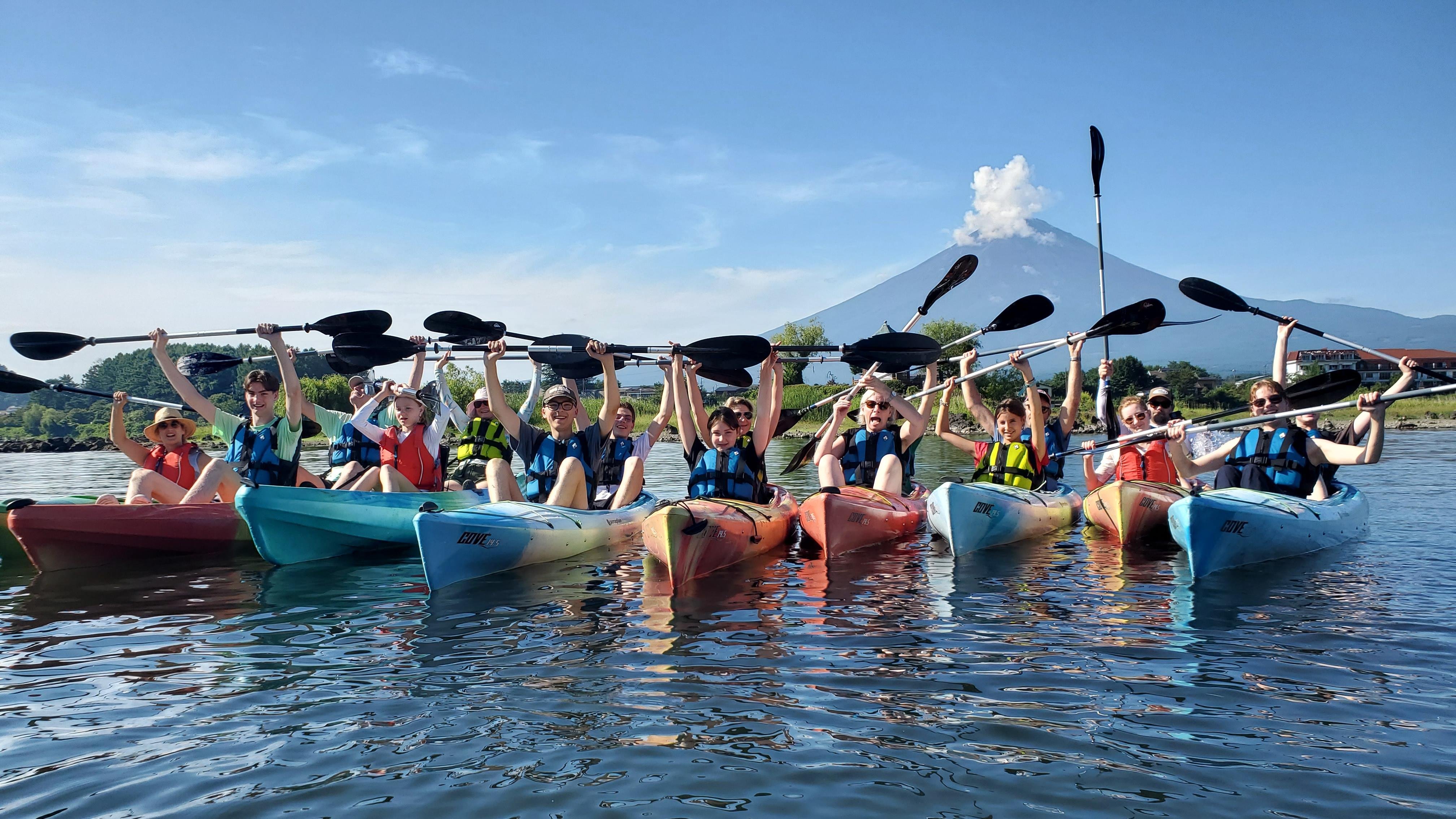 Early Morning Kayaking & Coffee on Lake Kawaguchiko