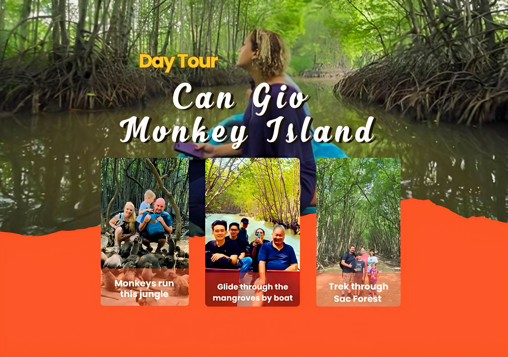 Can Gio Mangrove & Monkey Island Day Trek