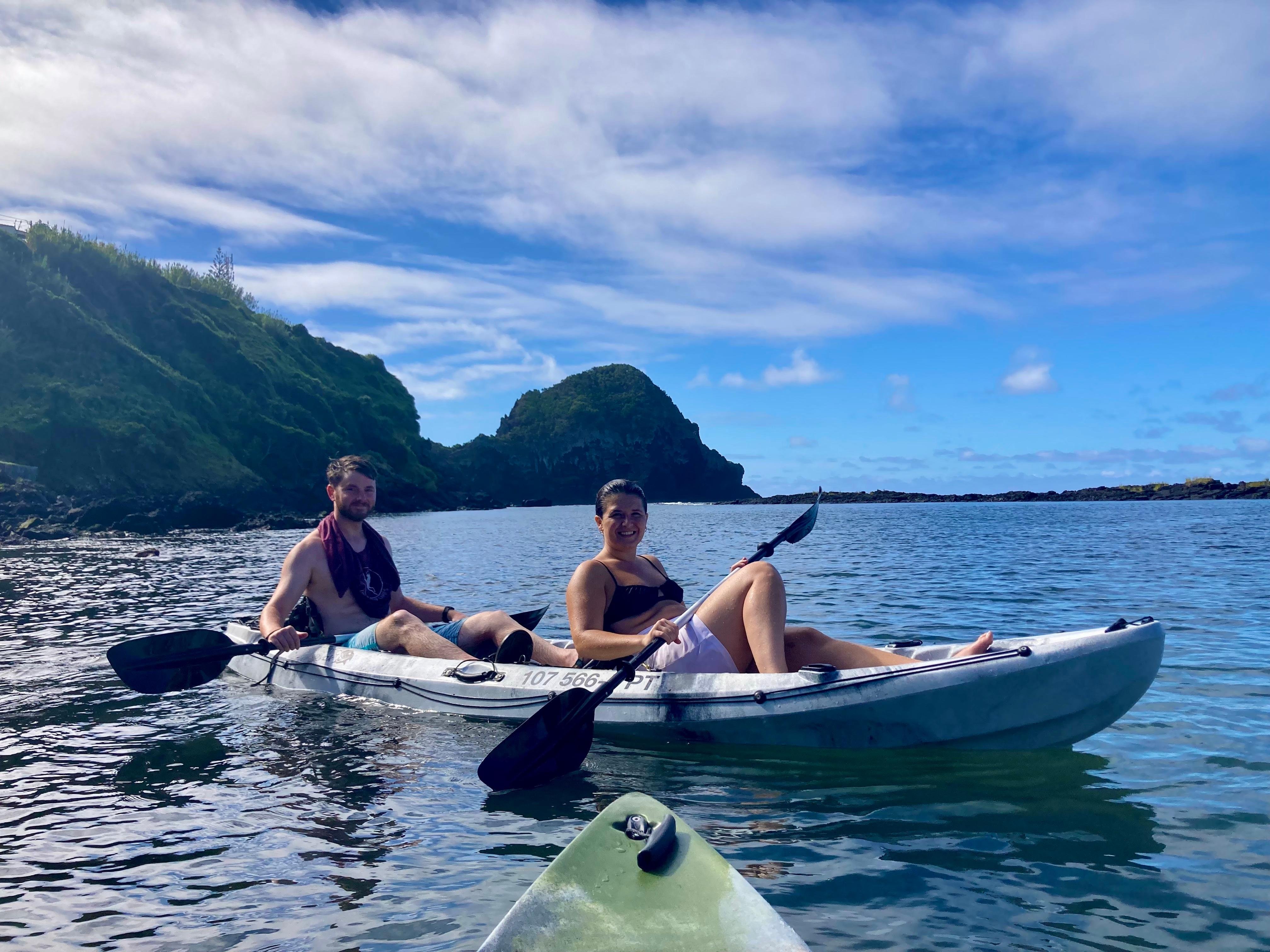 Pico Island Kayak & Snorkel Adventure from Lajes do Pico