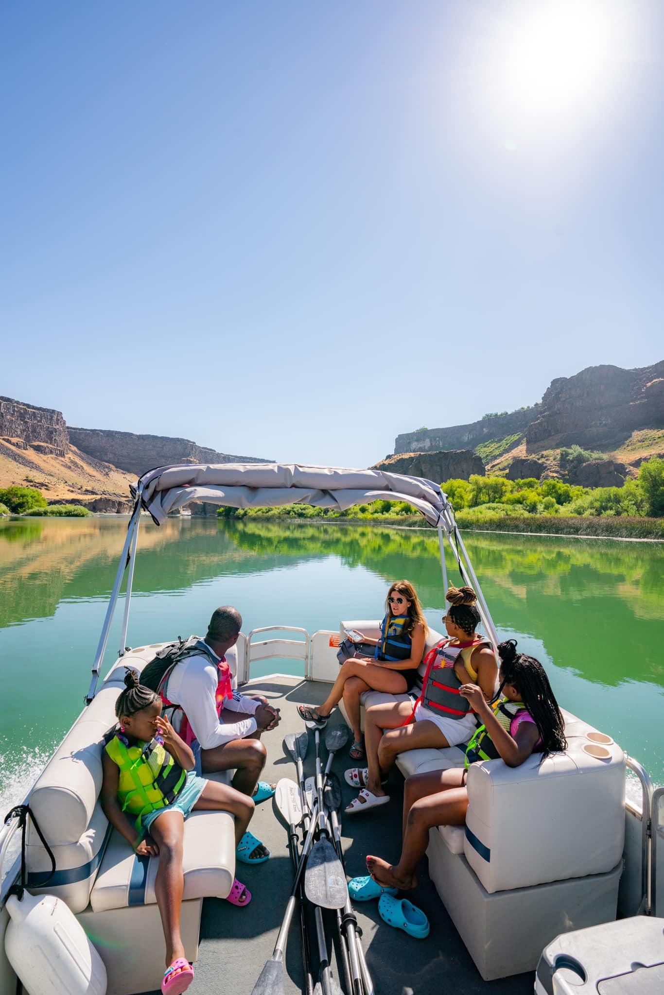 Snake River Canyon Pontoon Boat Adventure