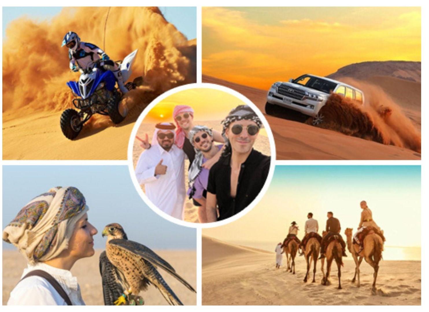 Doha Desert Safari: ATV, Dune Bashing, Camel Ride & Sandboarding