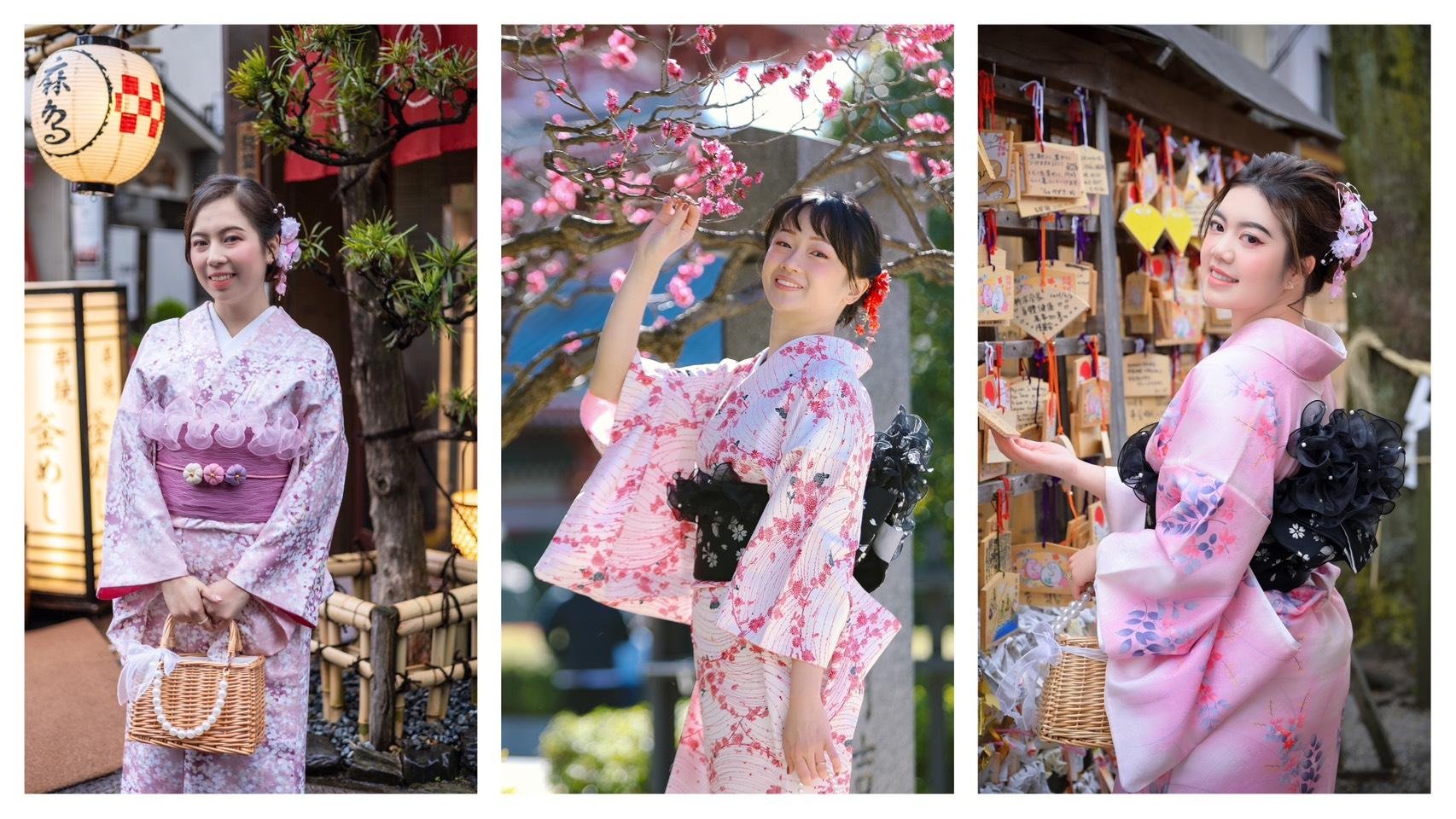 Asakusa Kimono Rental with Styling & Tea Ceremony