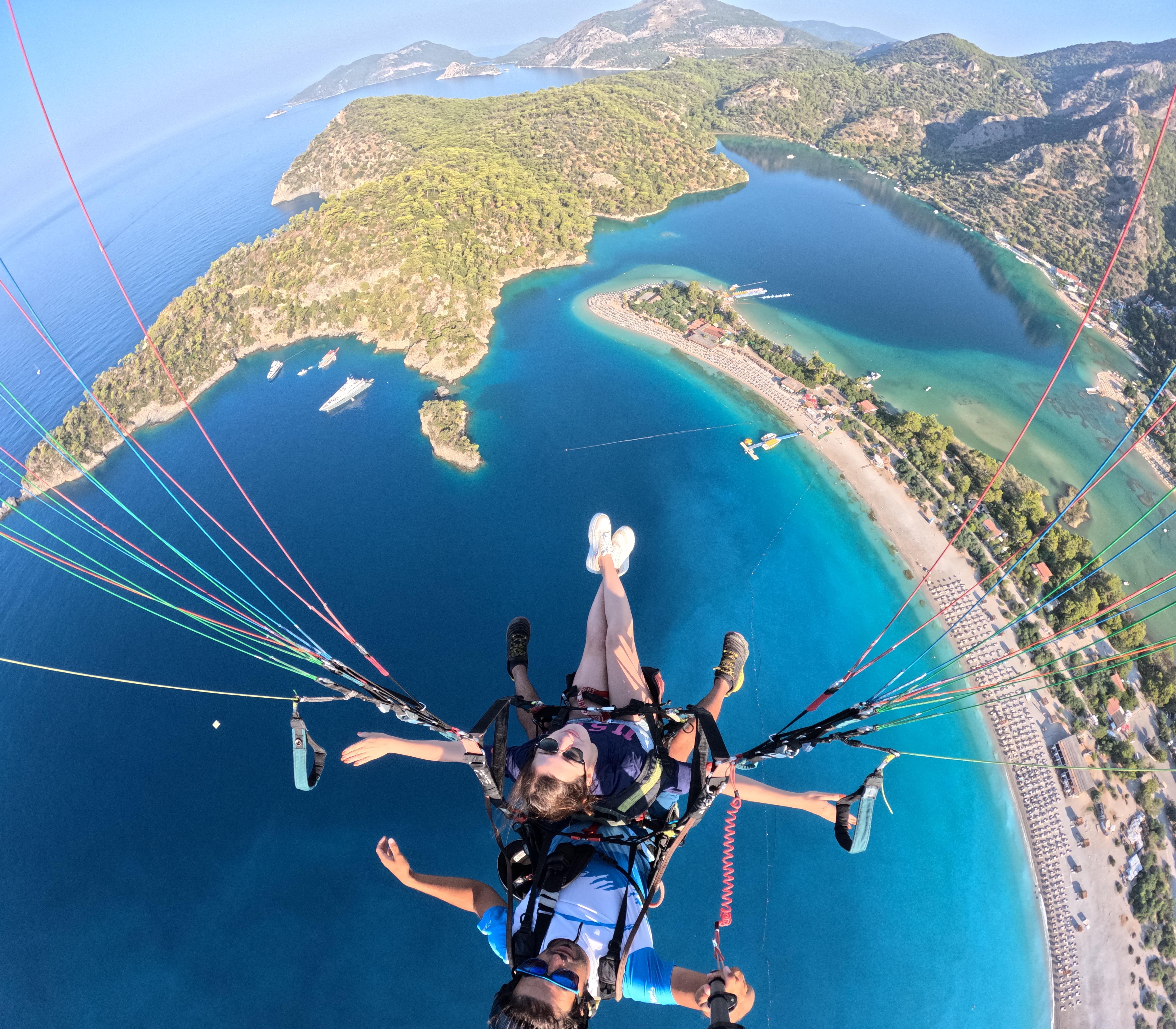 Oludeniz Paragliding Flight with Fethiye Hotel Transfer