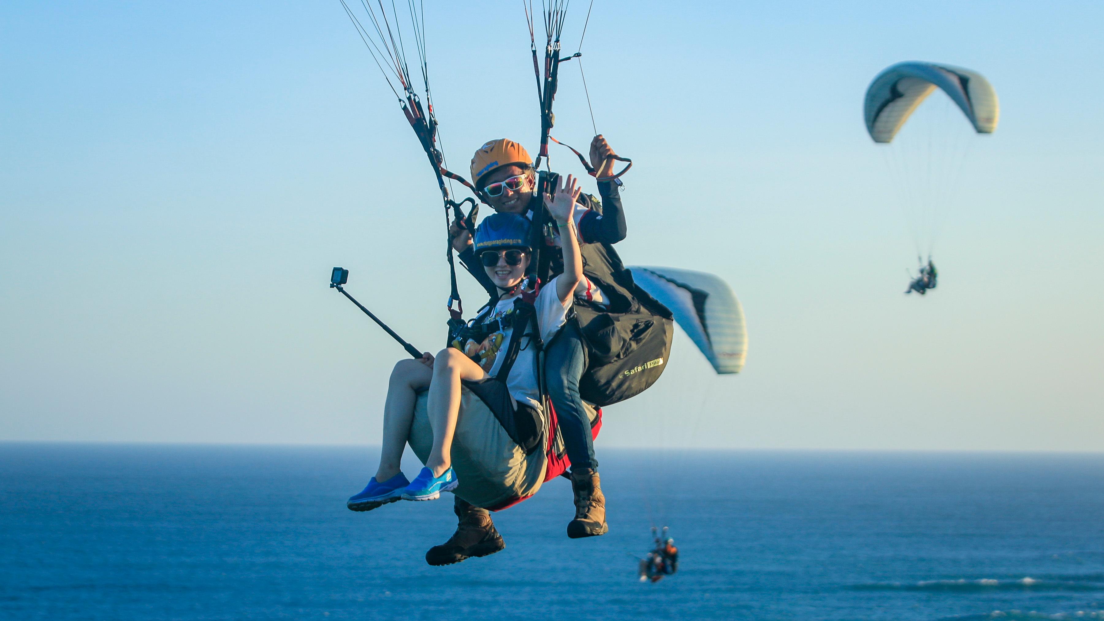 Nusa Dua Tandem Paragliding with Certified Pilot
