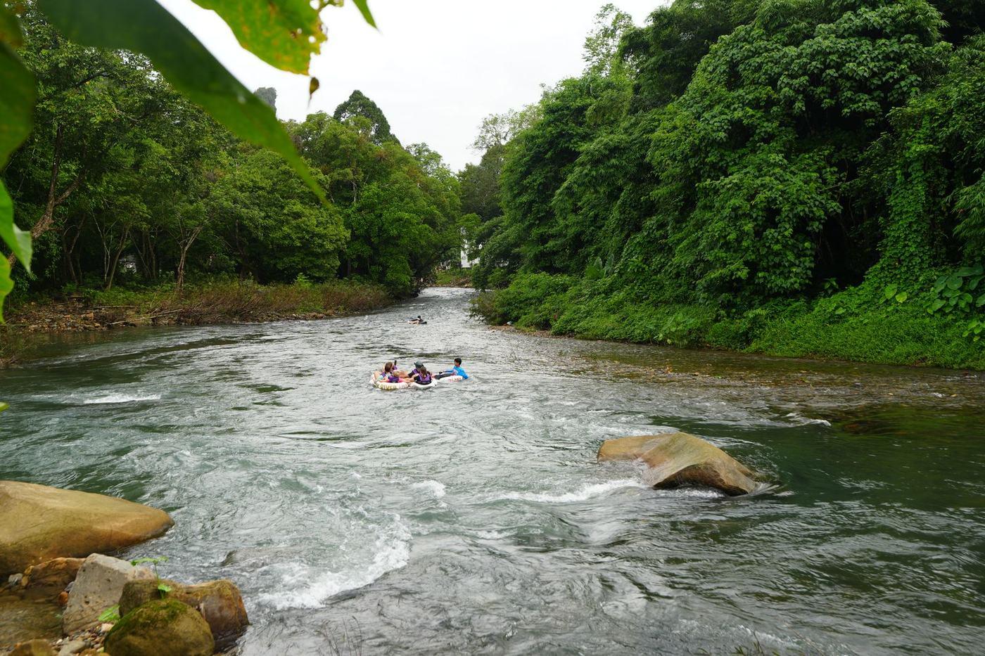 Khao Sok Rainforest Trek, Waterfall Lunch & River Tubing