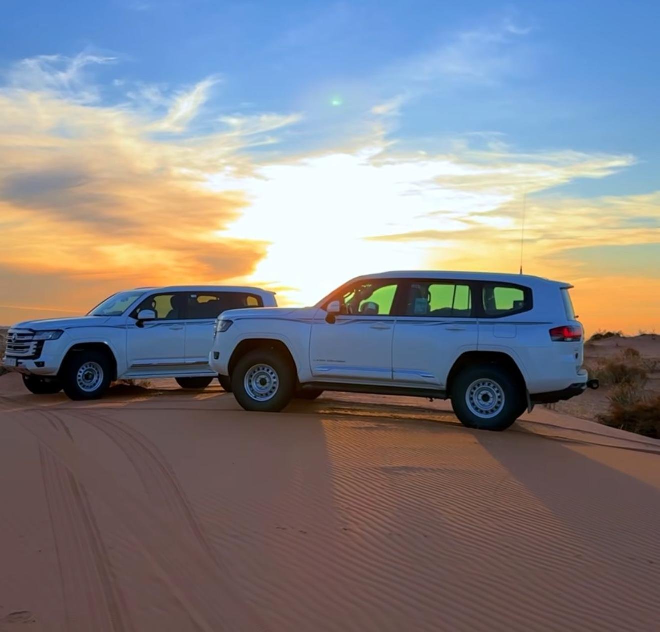 Doha Desert Safari: Sunset Dune Bashing, Camel Ride & Sandboarding