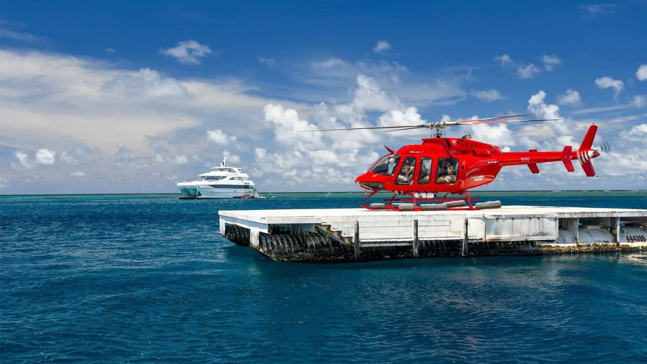 Great Barrier Reef Superyacht & Helicopter Adventure