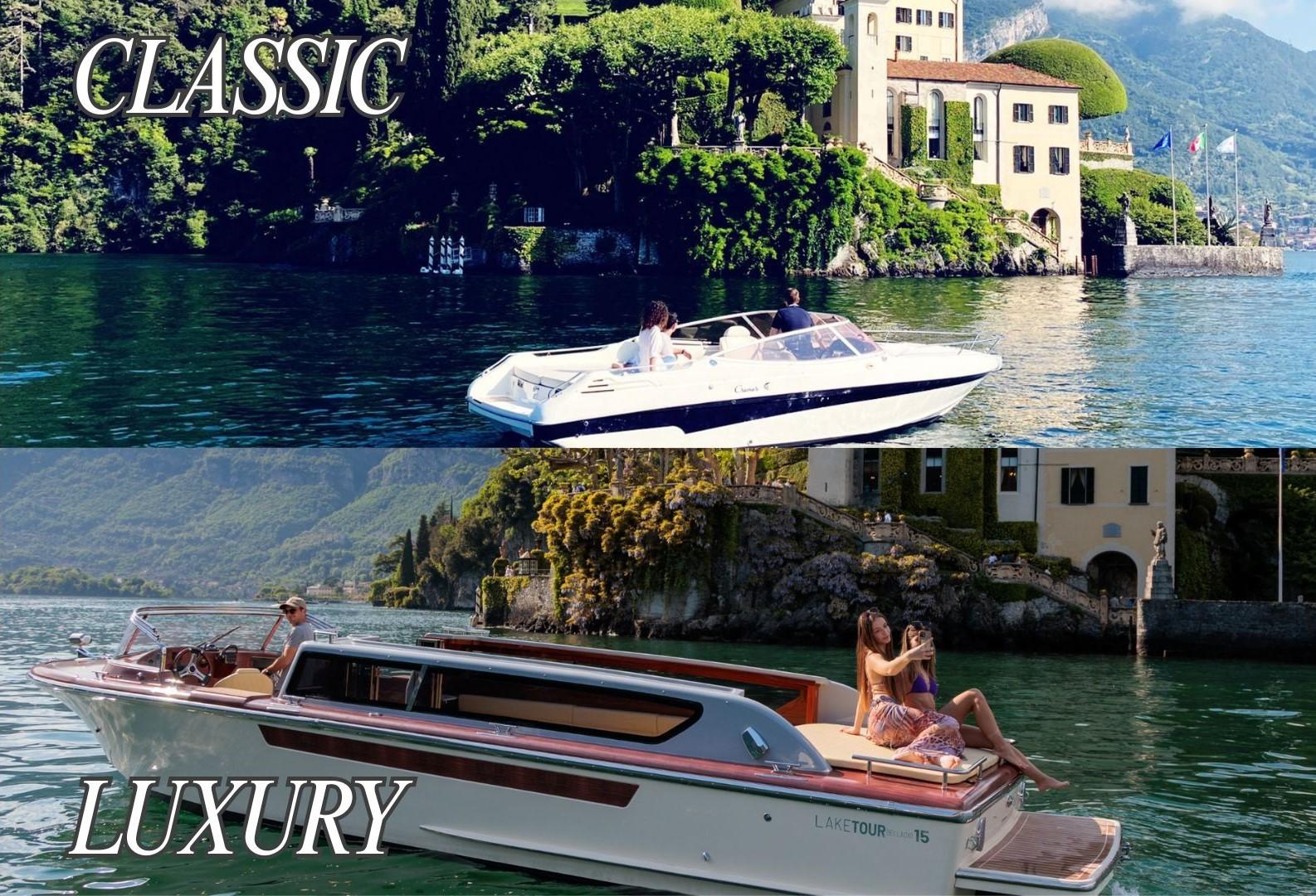 Private Luxury Boat Tour of Lake Como with Stops & Drinks