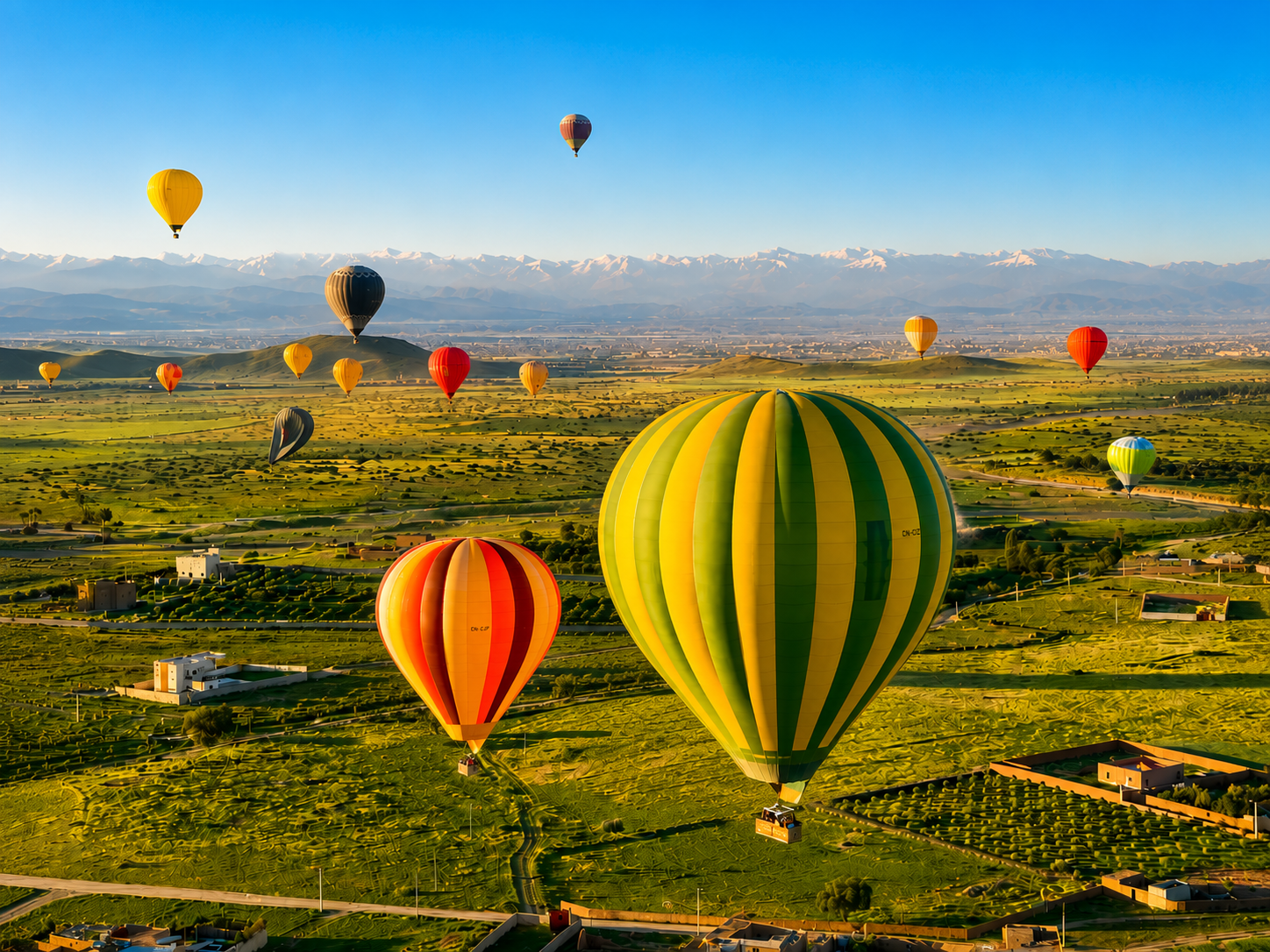 Marrakech Sunrise Hot Air Balloon Flight with Breakfast