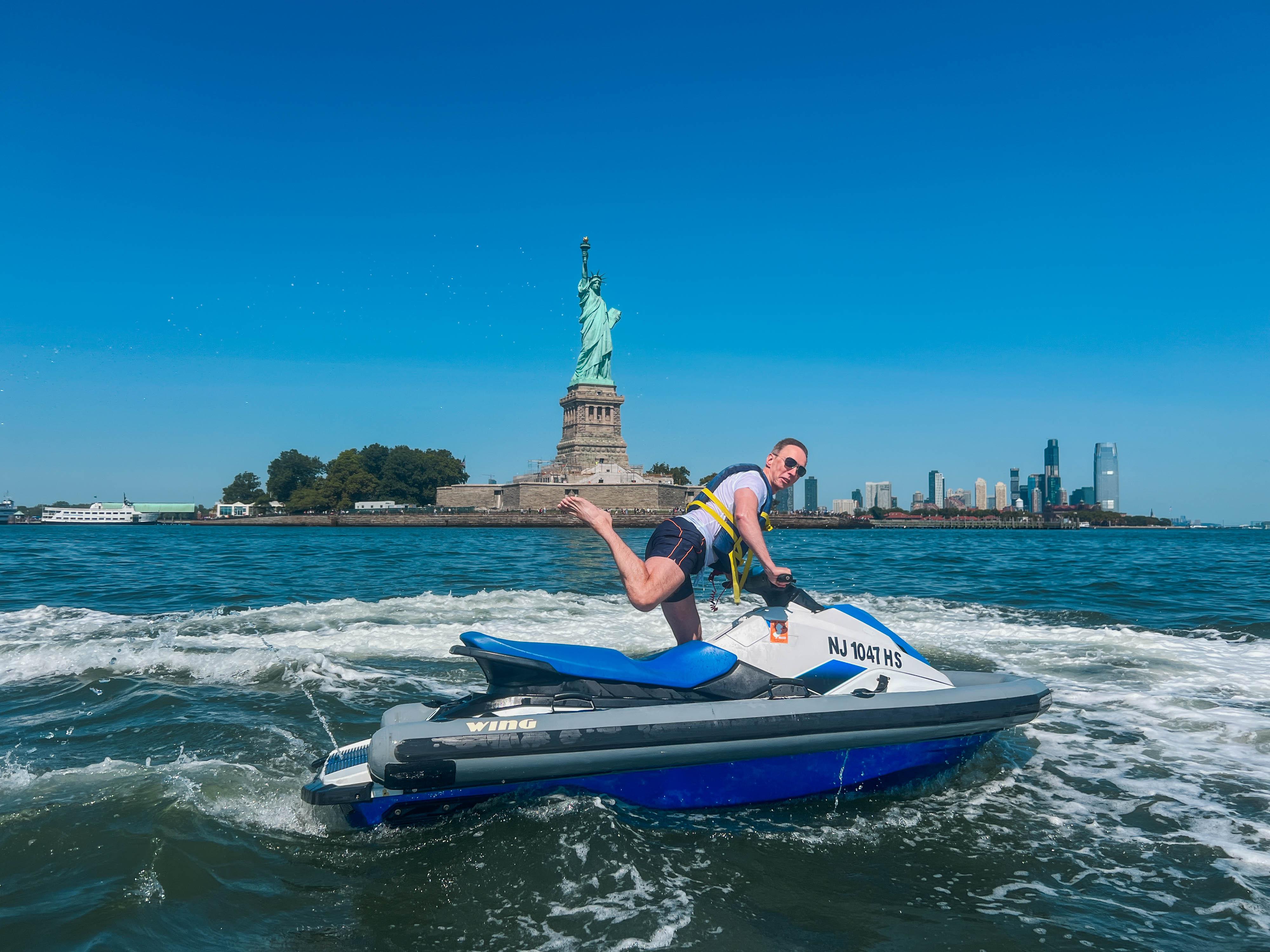 Manhattan Island Jet Ski Adventure with Statue of Liberty