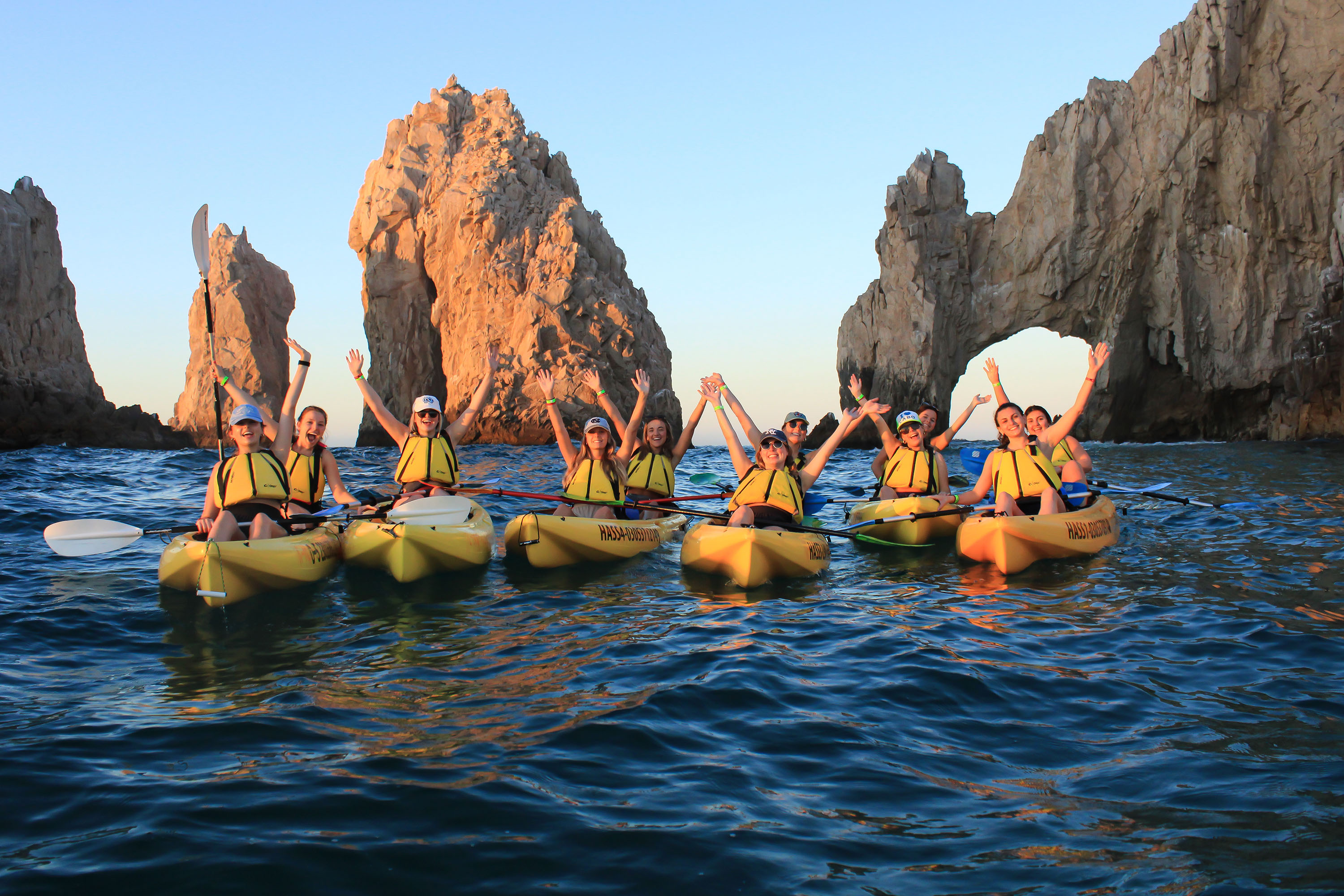 Los Cabos Sunrise Kayak to The Arch, Snorkel & Hotel Transfer