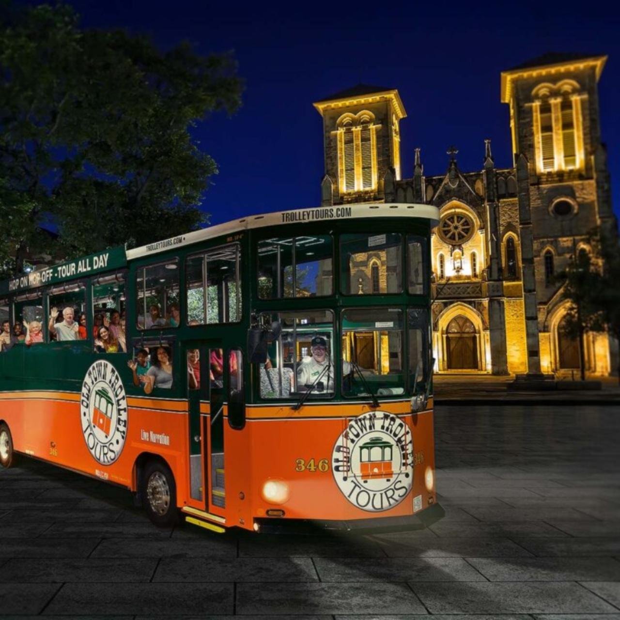 San Antonio City Lights Trolley Tour