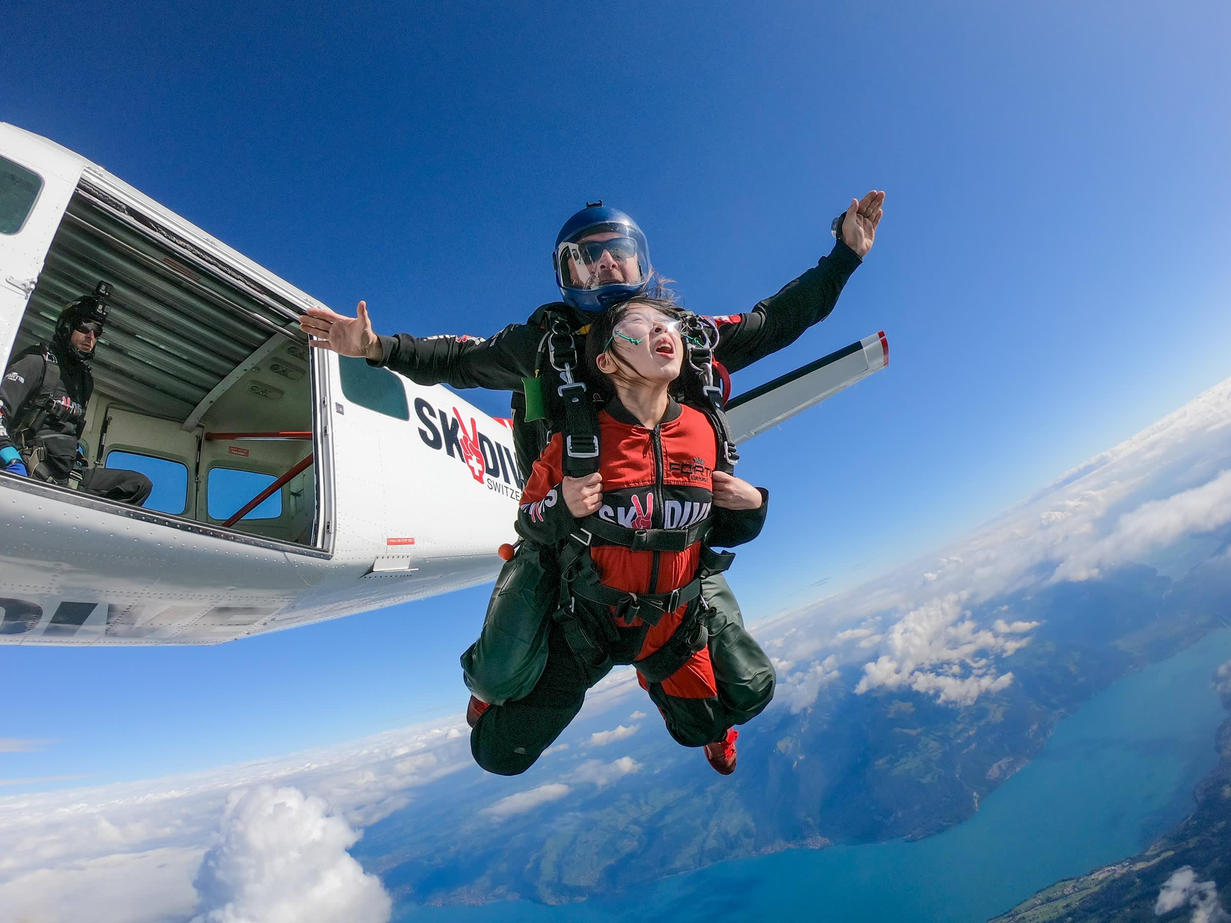 Zurich to Interlaken Skydiving & Alpine Flight Experience