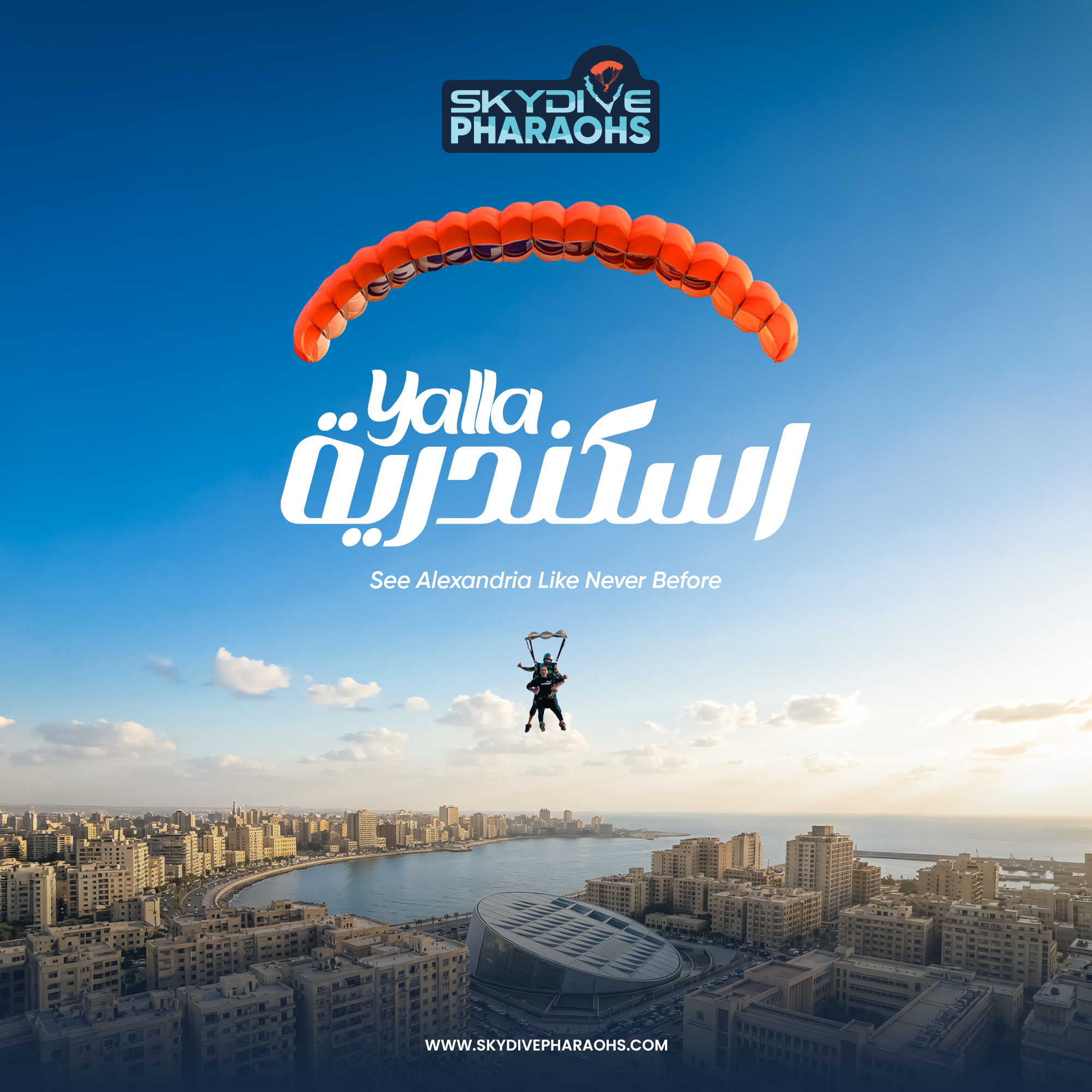 Alexandria Tandem Skydive with Video