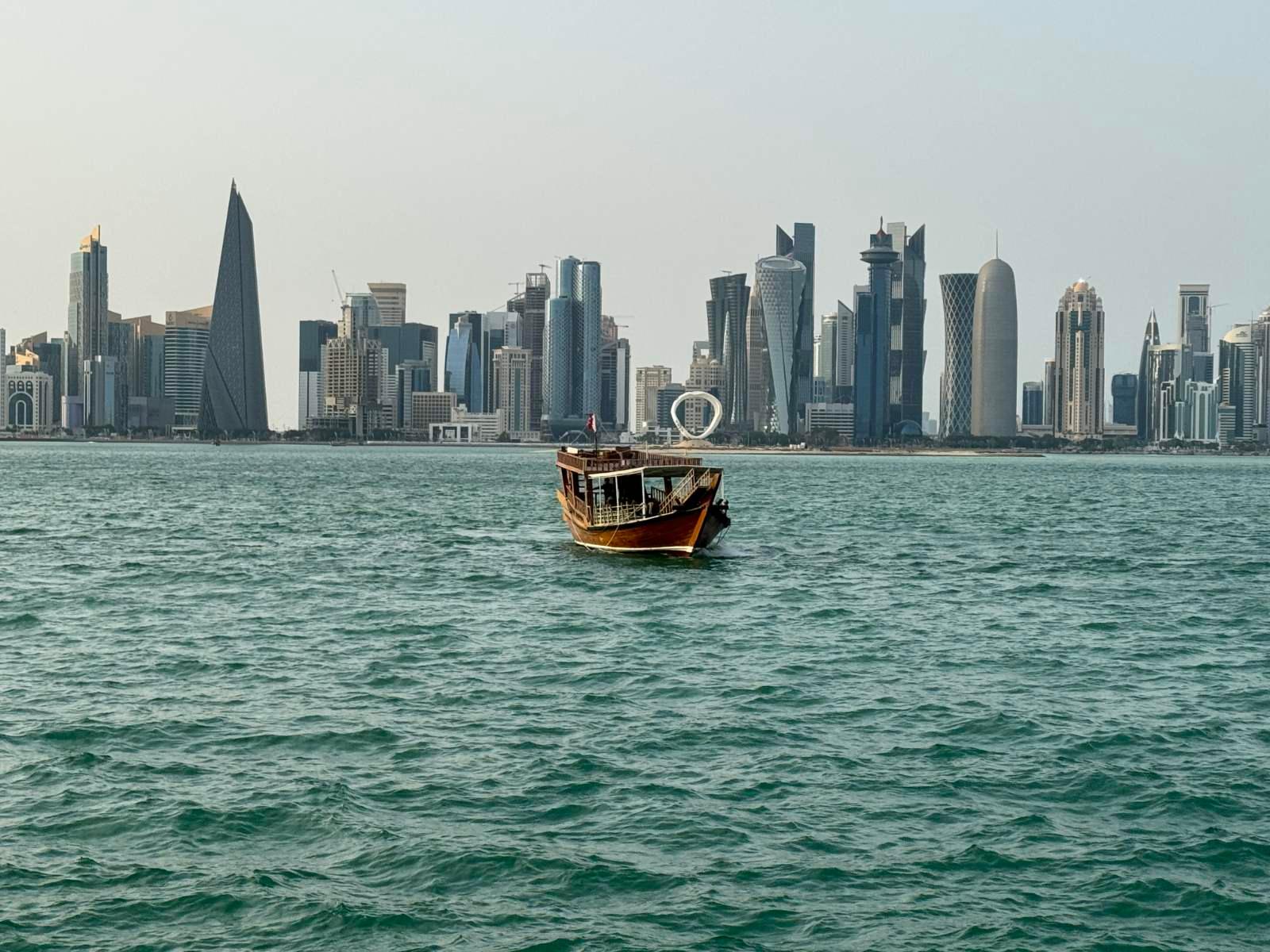 Doha Private Night Tour with Traditional Dhow Cruise