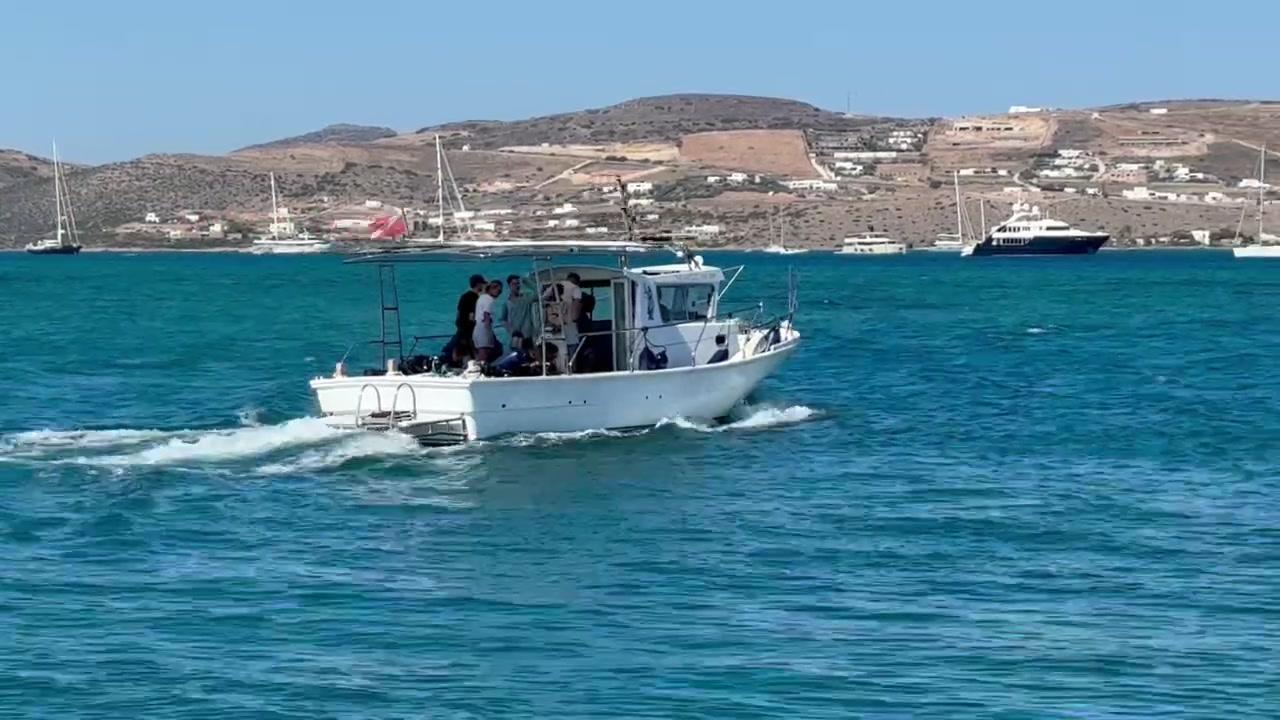 Private Fishing & Snorkeling Boat Experience in Paros