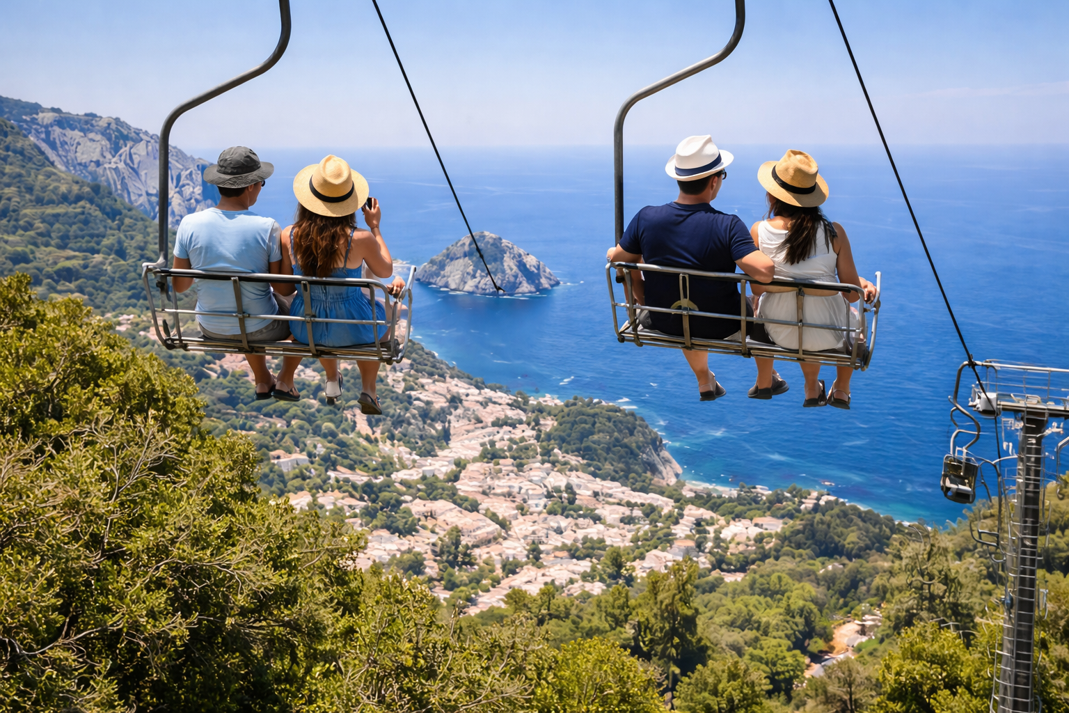 Capri Full-Day Experience: Boat, Chairlift & Traditional Lunch
