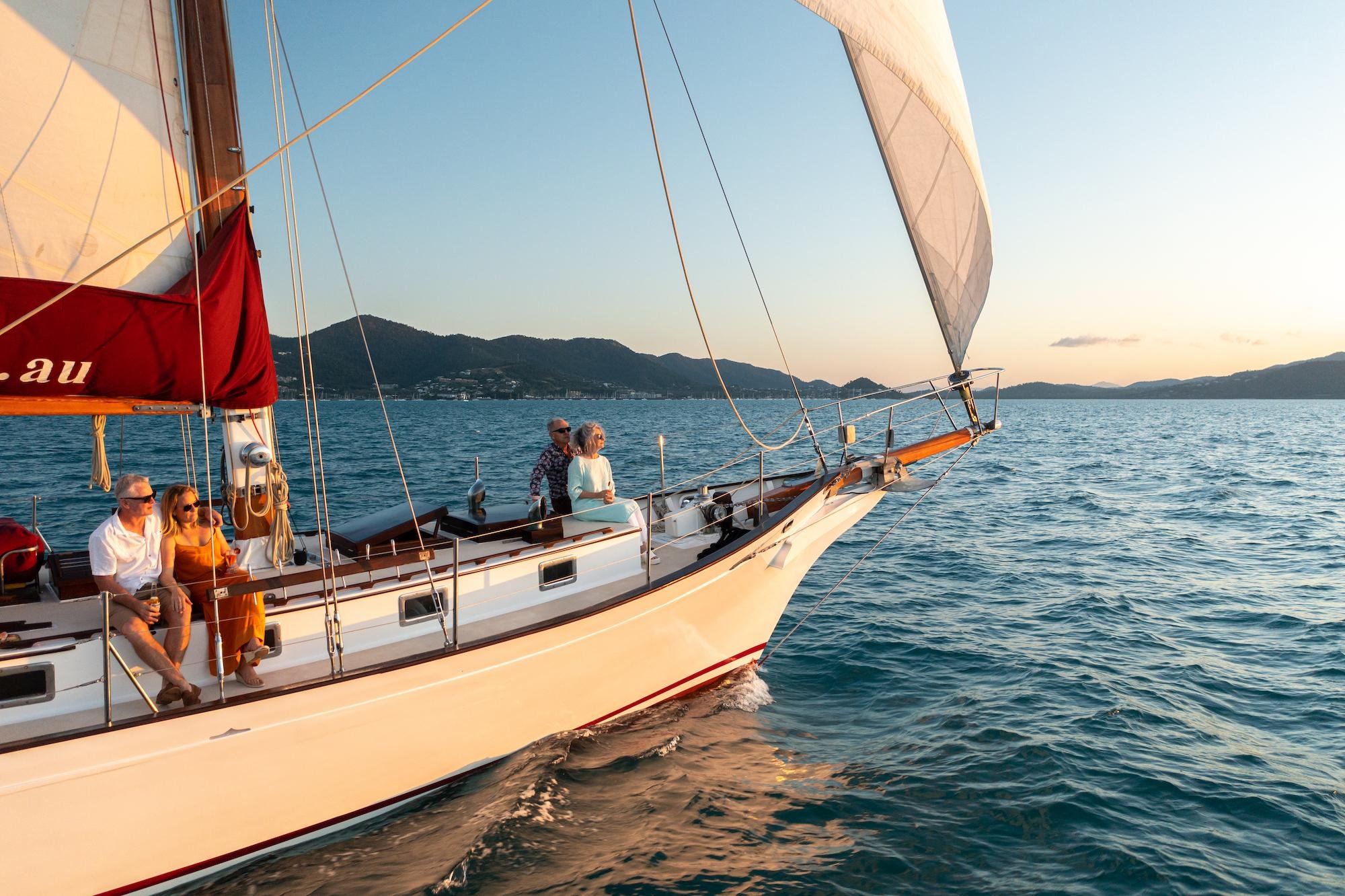 Airlie Beach Adults-Only Sunset Sail aboard Lady Enid