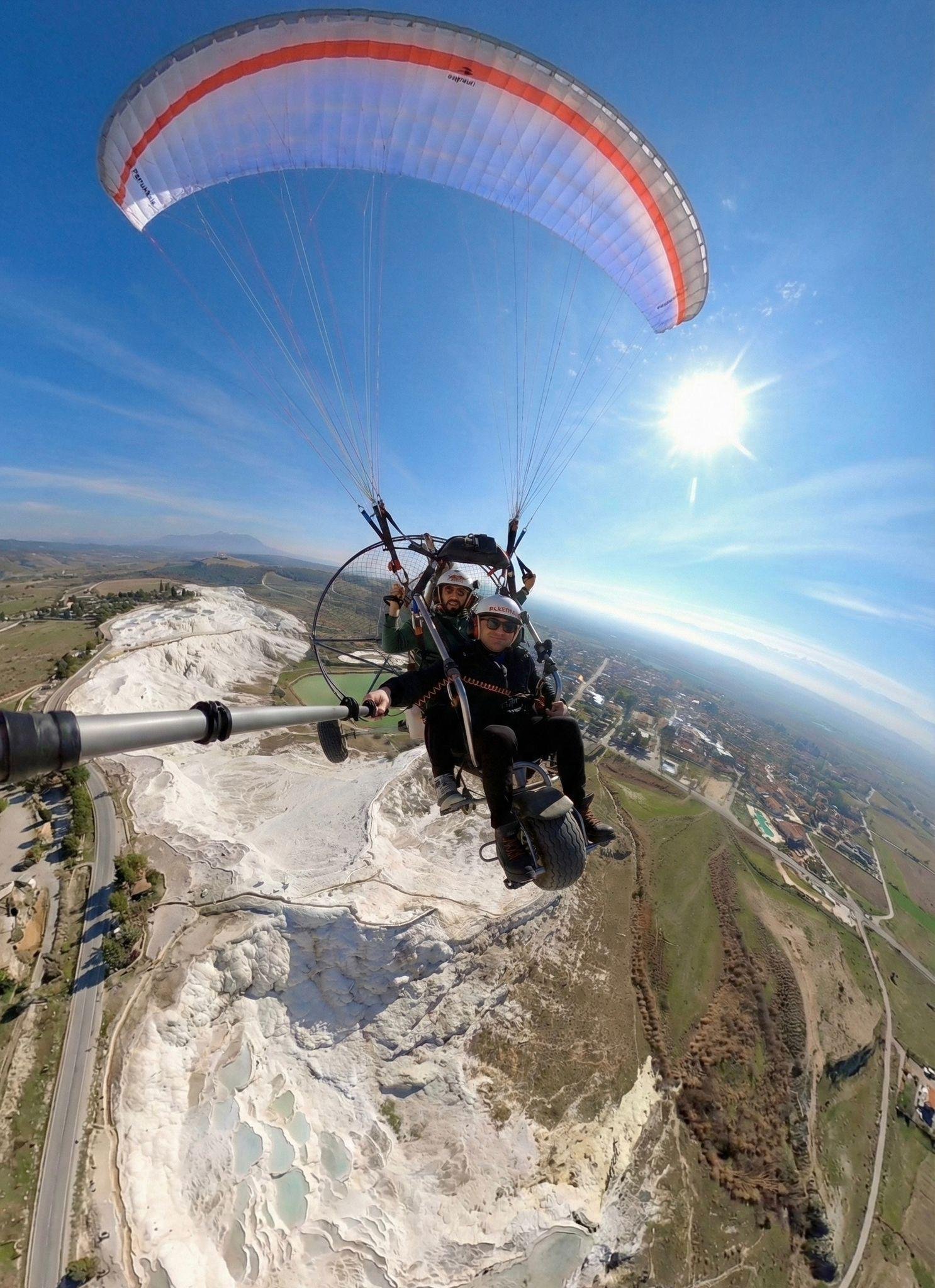 Pamukkale Aerial Paratrike Adventure with Transfers