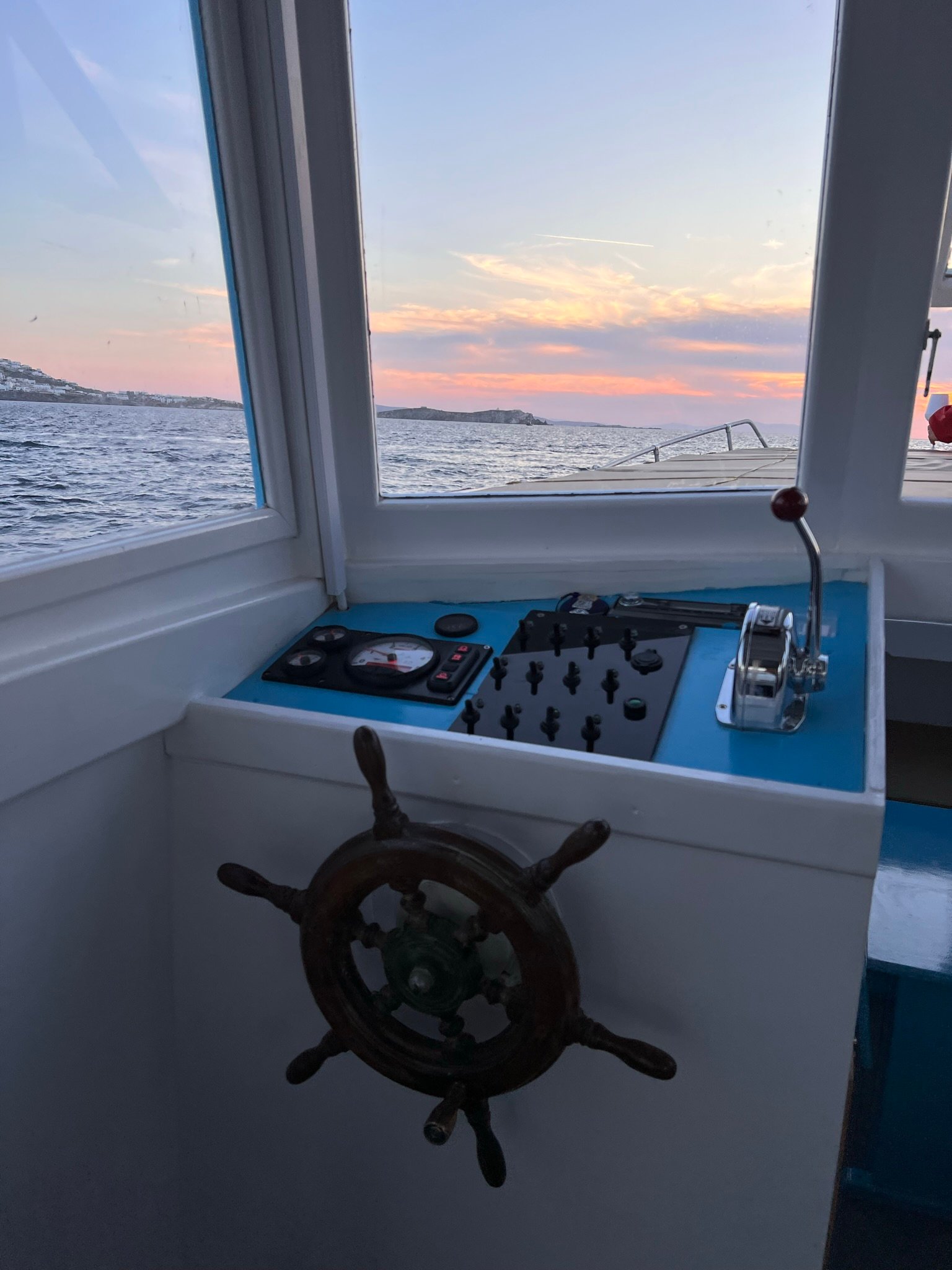 Private Mykonos South Coast Cruise on a Historic Wooden Boat