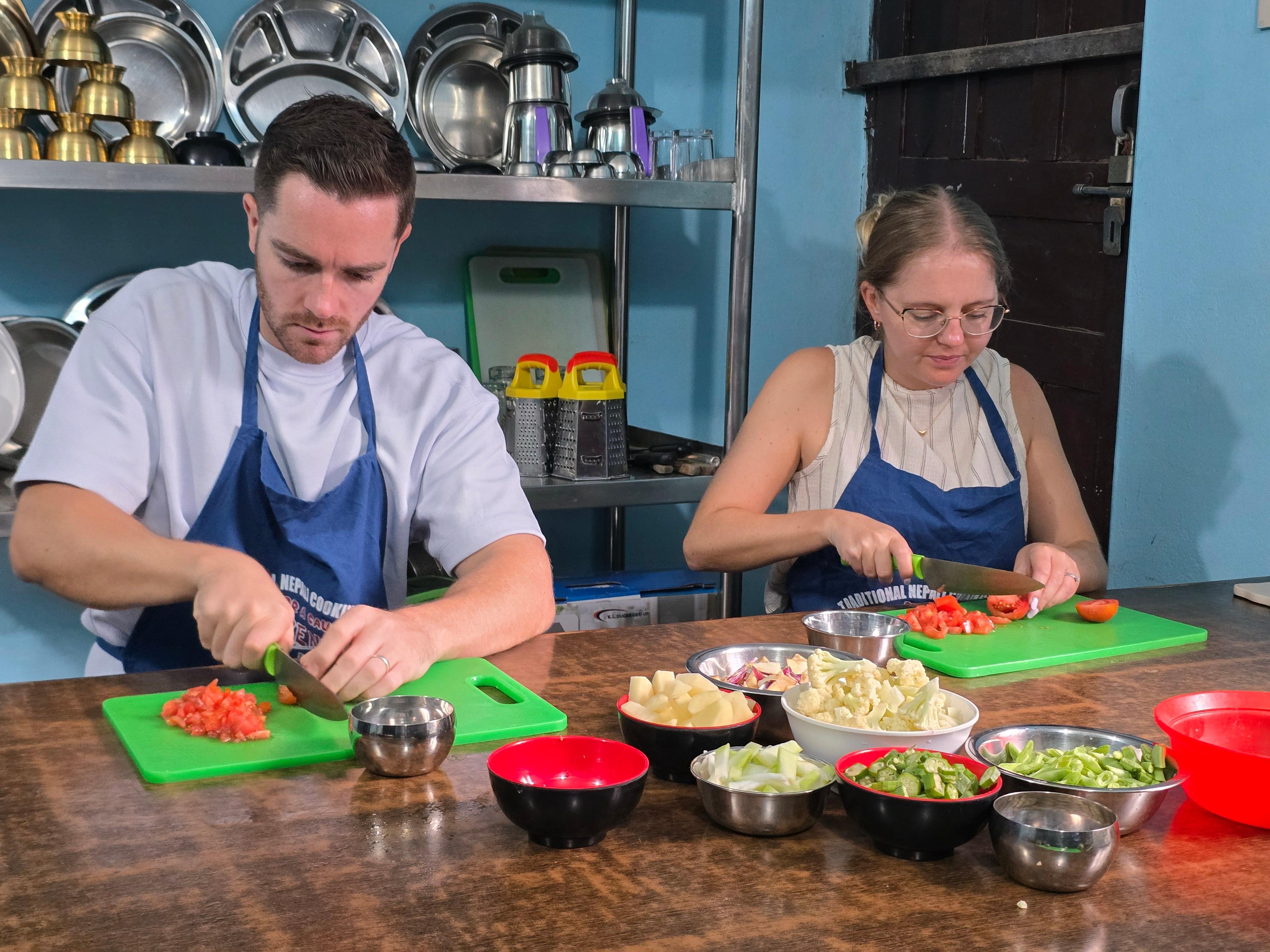 Pokhara Nepali Cooking Class & Local Market Tour