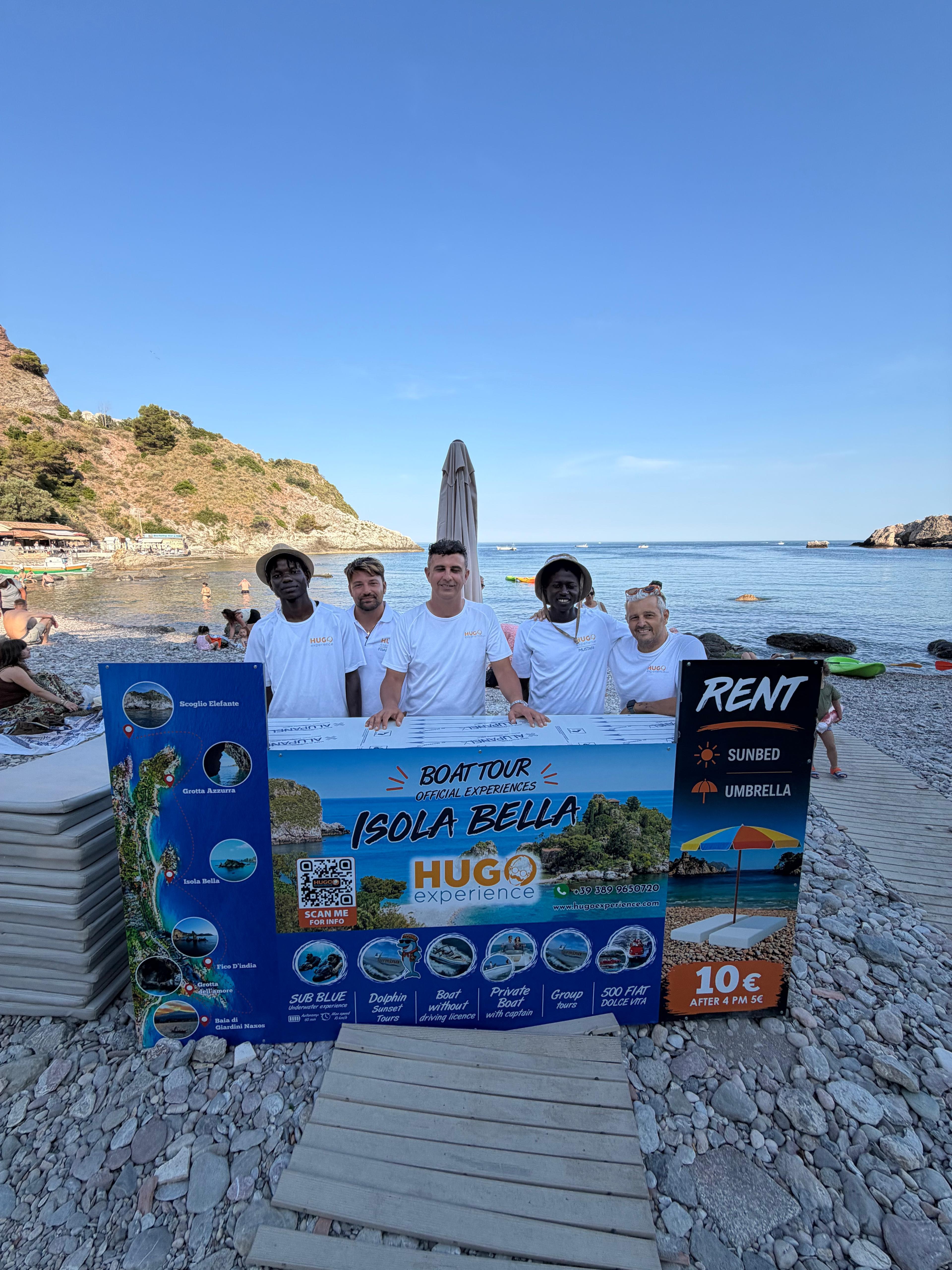 Taormina Blue Caves & Isola Bella Boat Adventure