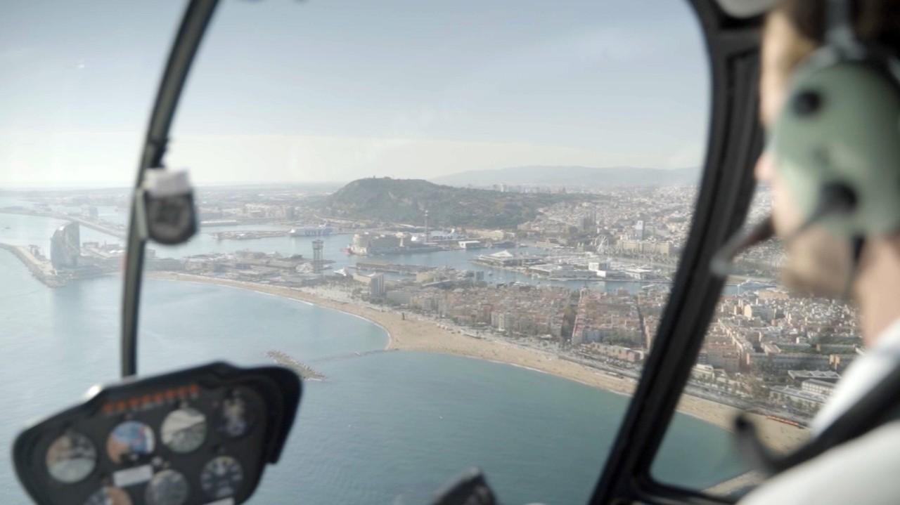 Barcelona helicopter tour — aerial views over the city and Mediterranean coast — image 1