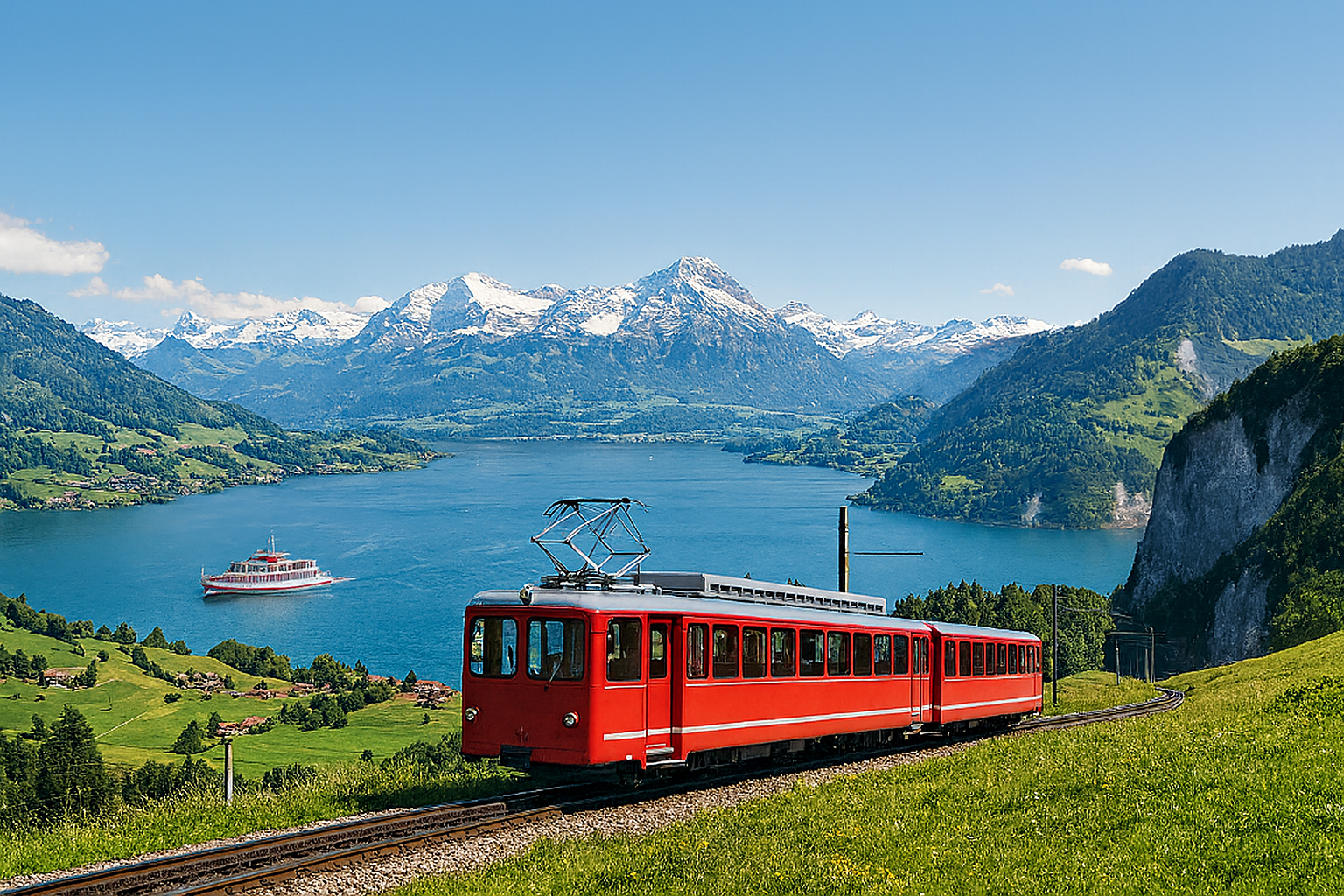 Alpine Peaks, Lakes & Canyons by Historic Rail