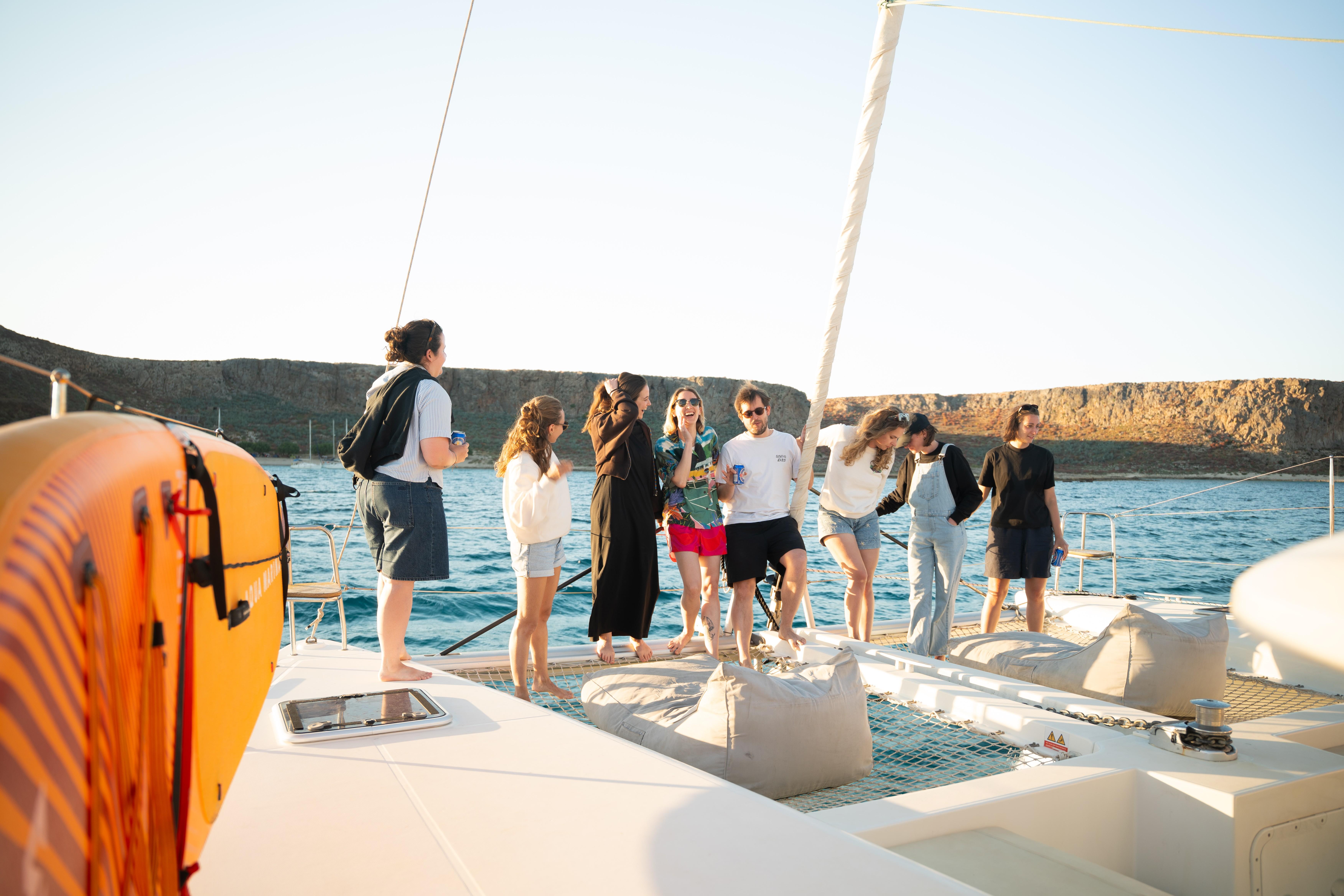 Balos Lagoon Sunset Catamaran Cruise from Kissamos