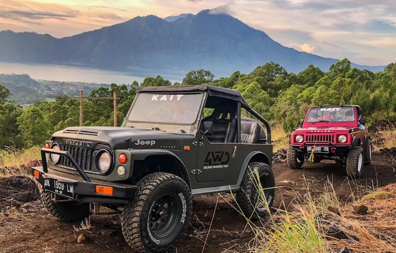 Bali Mount Batur Private Sunrise Jeep & Hot Springs Tour