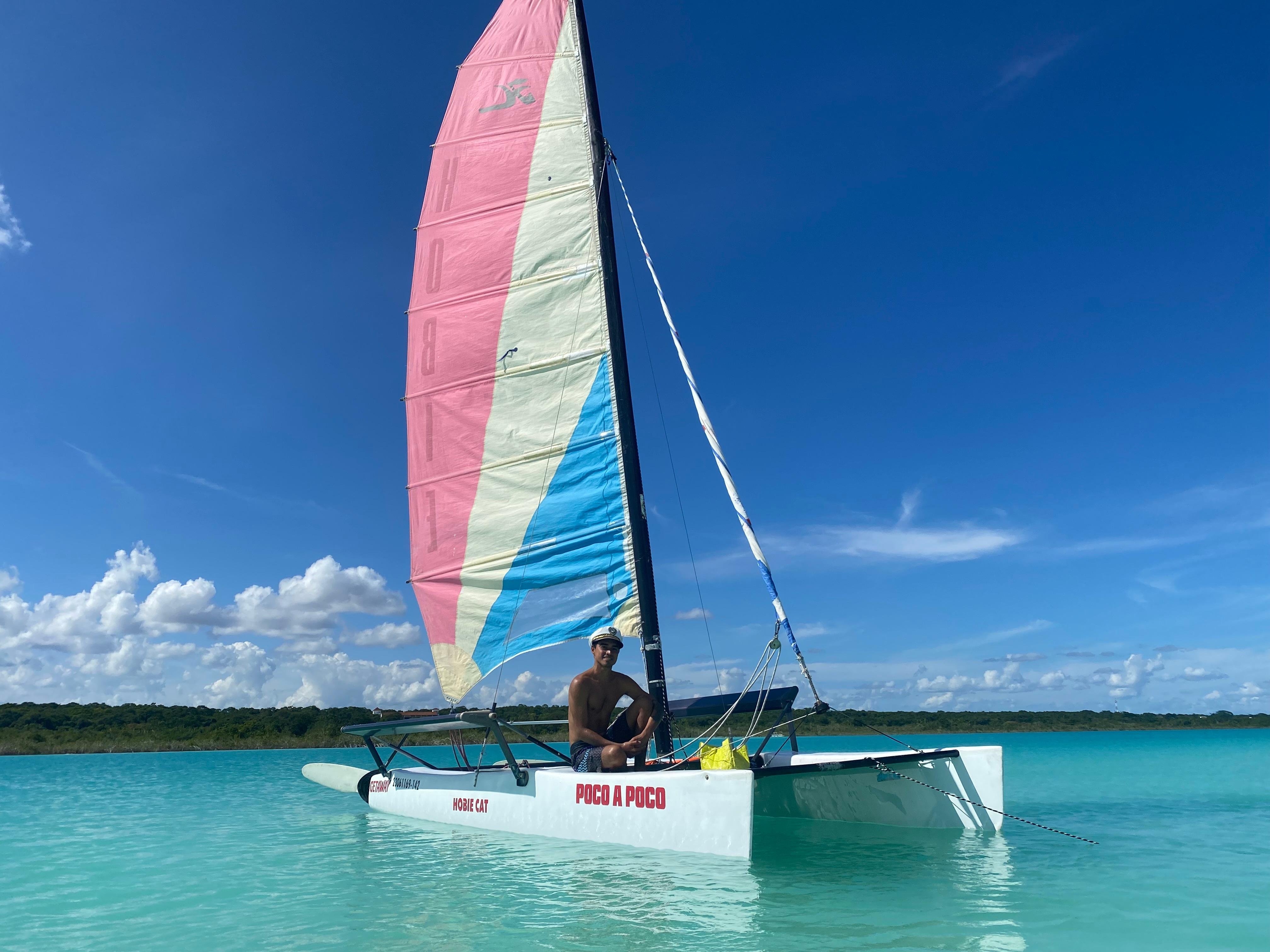 Bacalar Hobie Cat Sailing Adventure