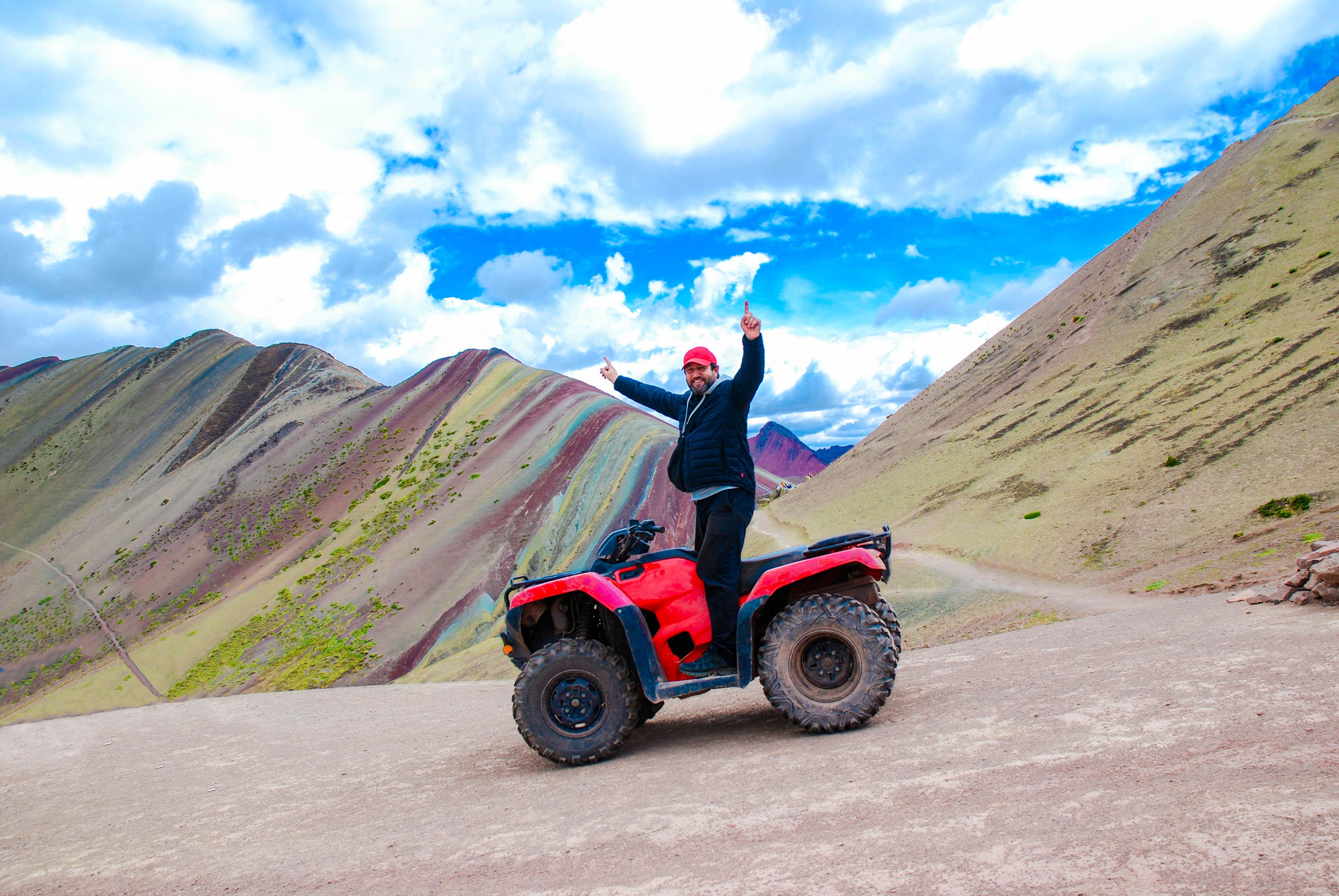 Rainbow Mountain ATV tour — riding a quad bike to Vinicunca near Cusco — image 1