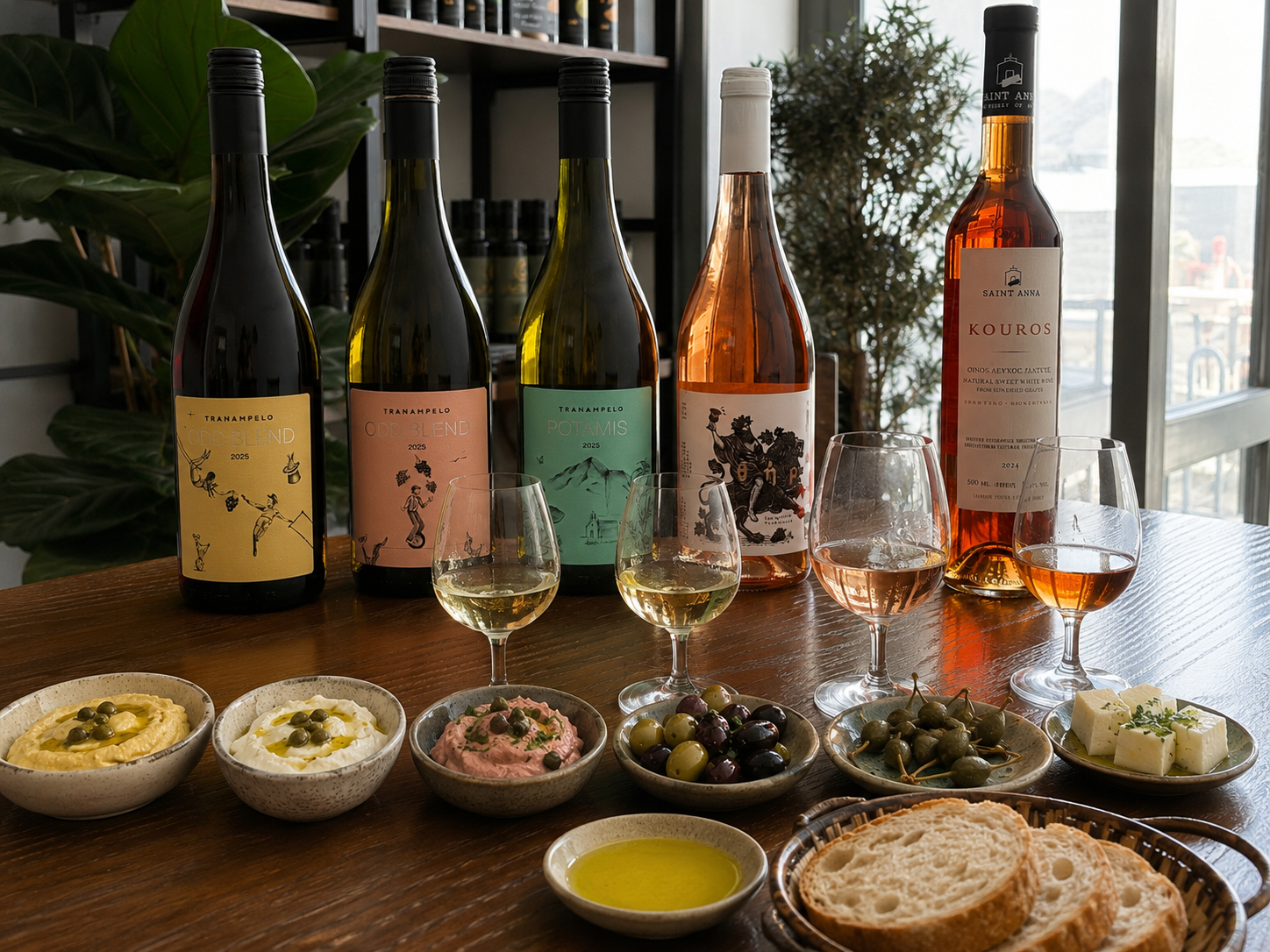 Native Naxian Wine Tasting with Fish Charcuterie