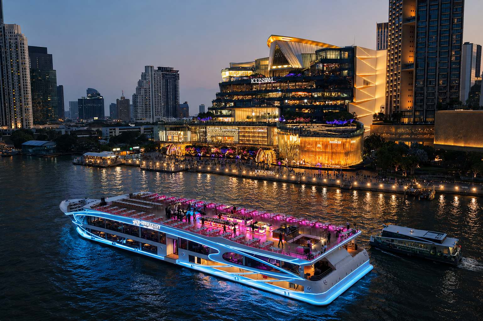 Super Galaxy Chao Phraya Night Dinner Cruise
