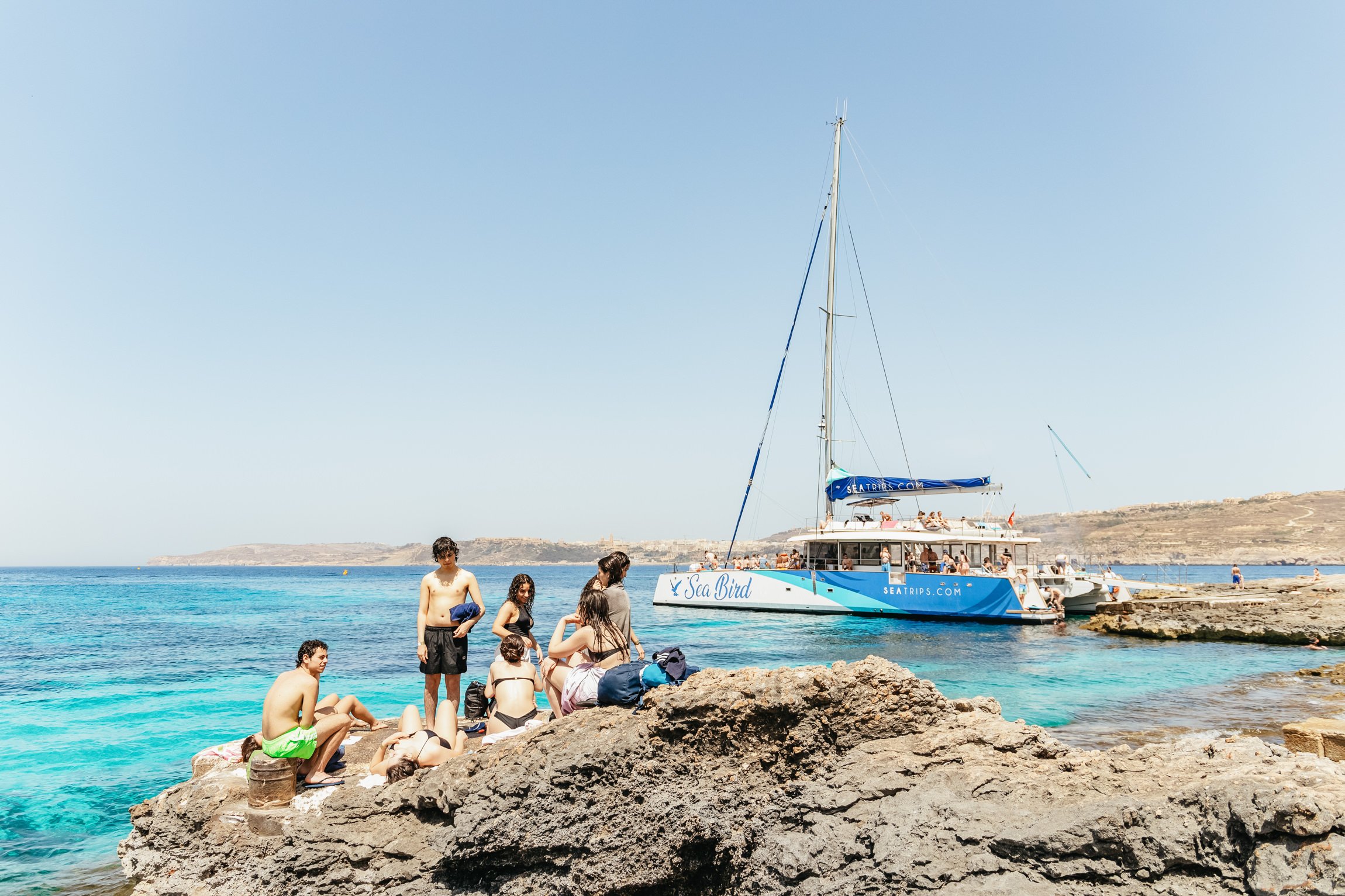 Malta Catamaran Cruise: Blue Lagoon & Coastal Bays