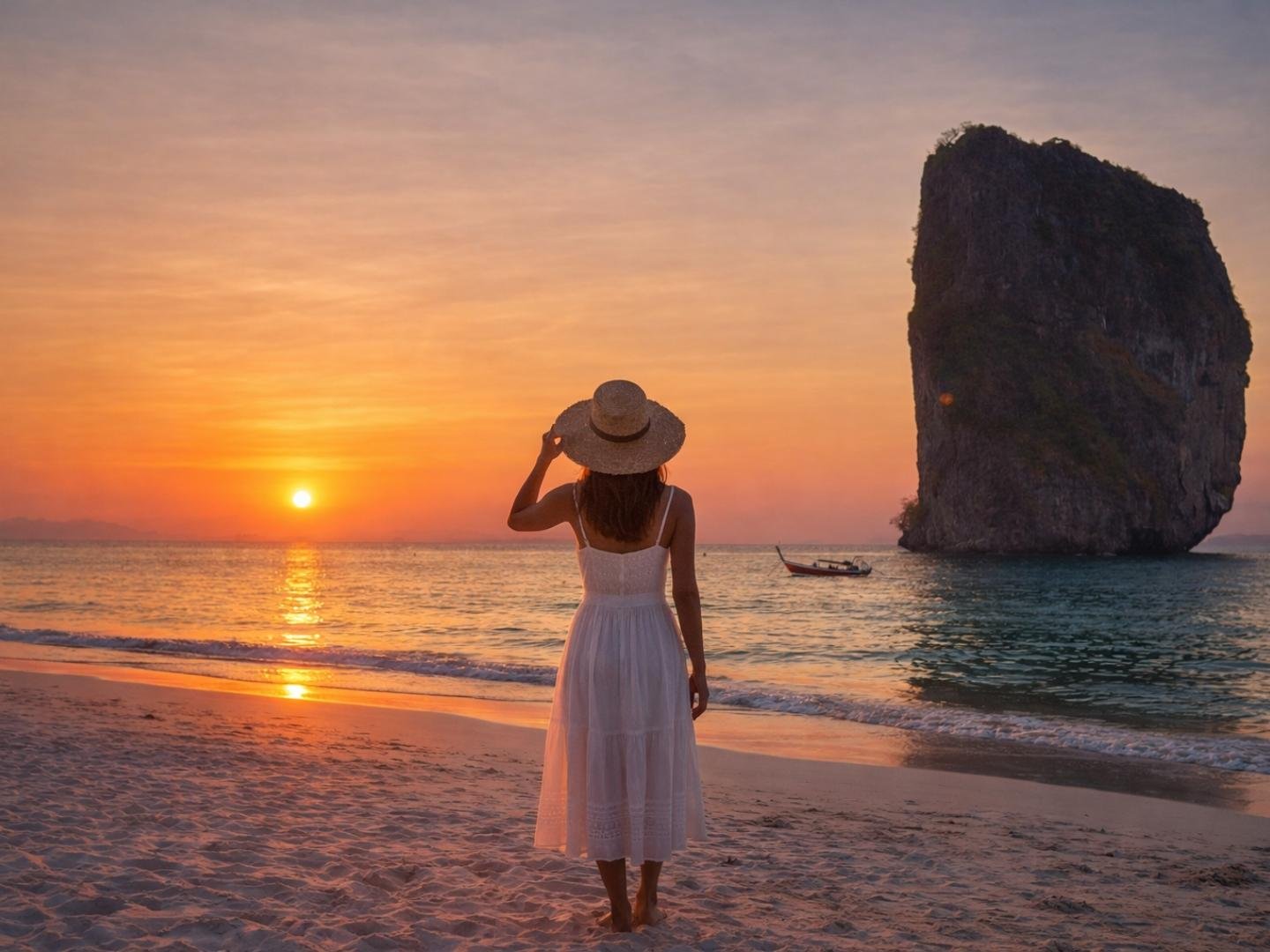 Phi Phi Islands & 4 Islands Sunset BBQ Cruise